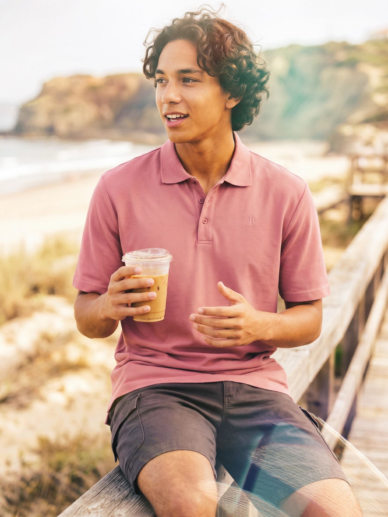 Men's short-sleeved polo shirt - Icon