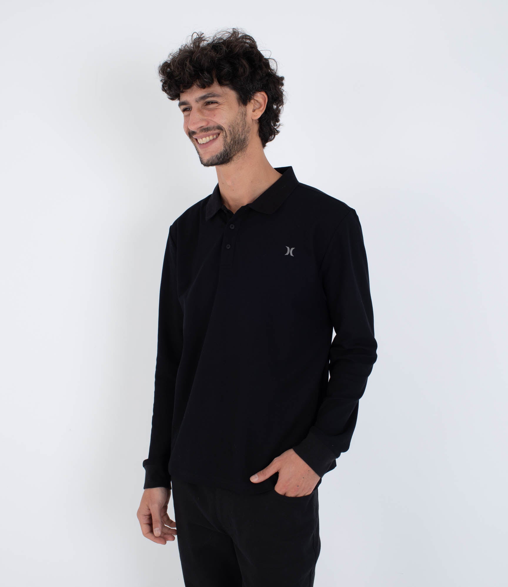 Polo manches longues homme - Icon