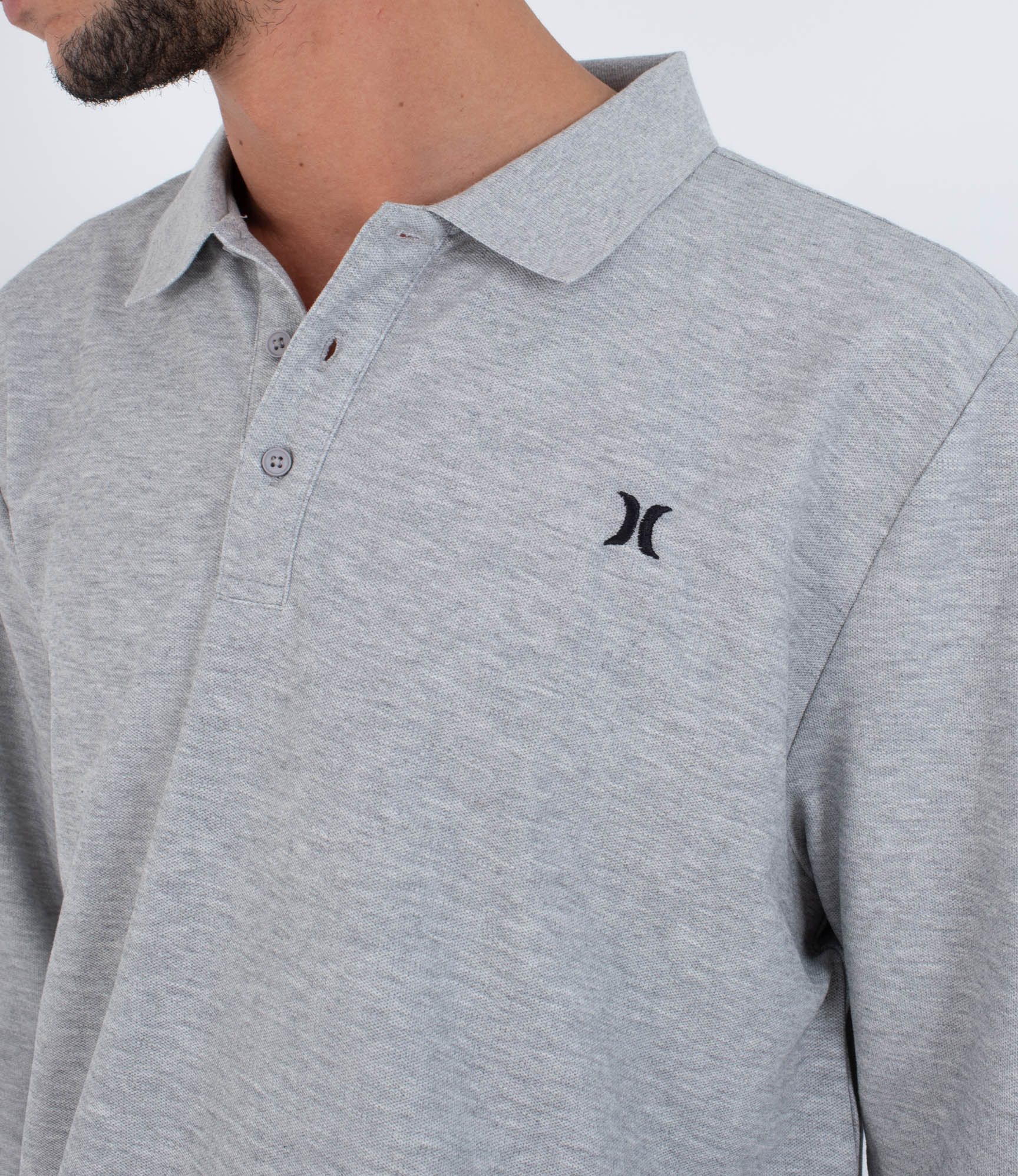 Men's long sleeve polo - Icon
