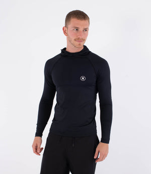 RASH SLIM FIT LS ICON HOODED