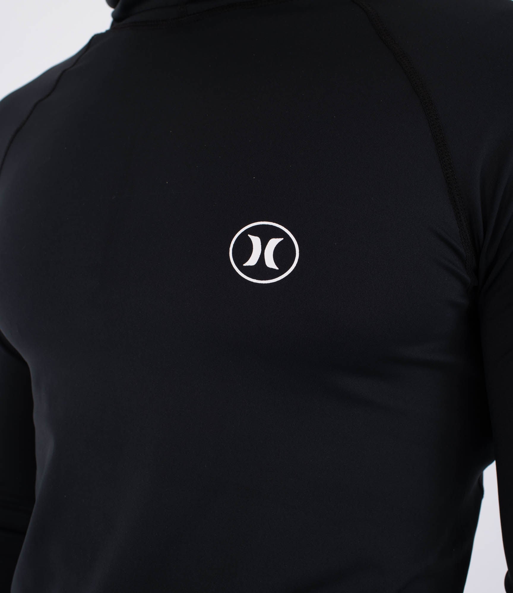 Lycra-Surfshirt mit langen Ärmeln für Herren - Icon hooded