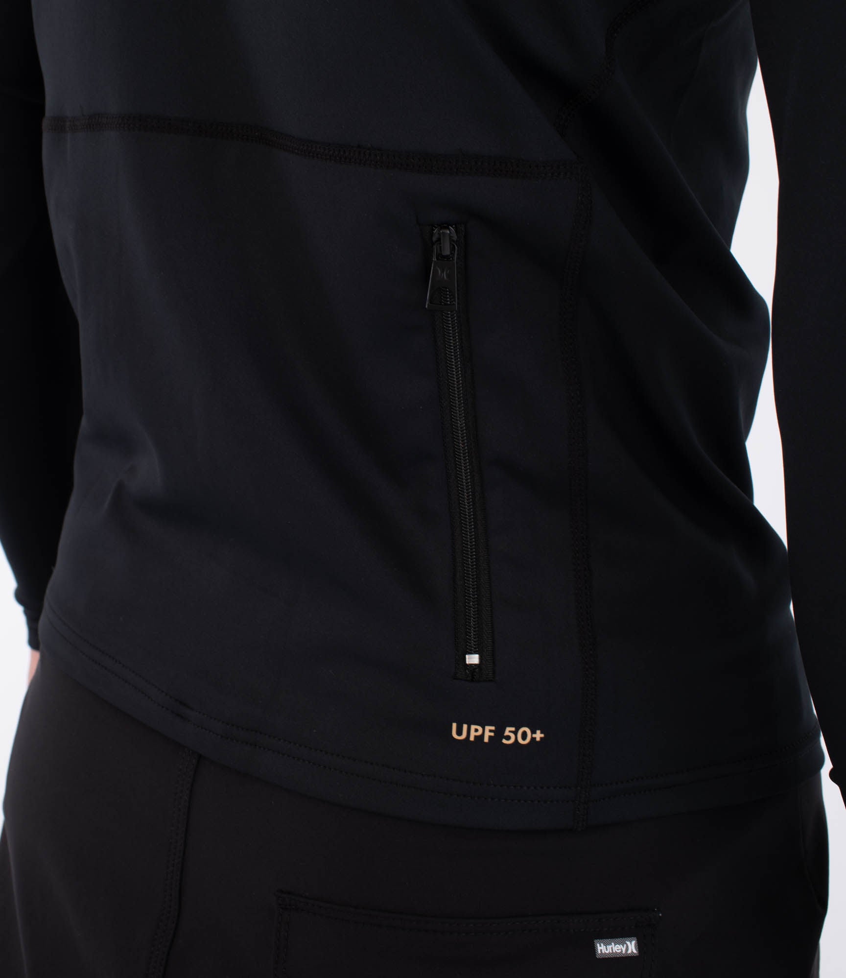 Lycra-Surfshirt mit langen Ärmeln für Herren - Icon hooded