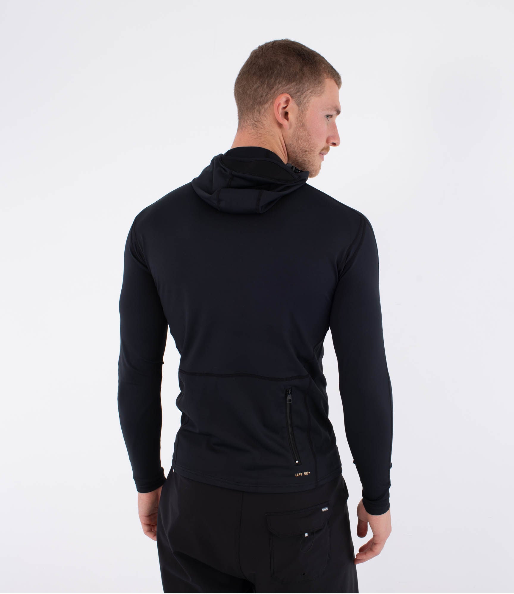 Lycra-Surfshirt mit langen Ärmeln für Herren - Icon hooded