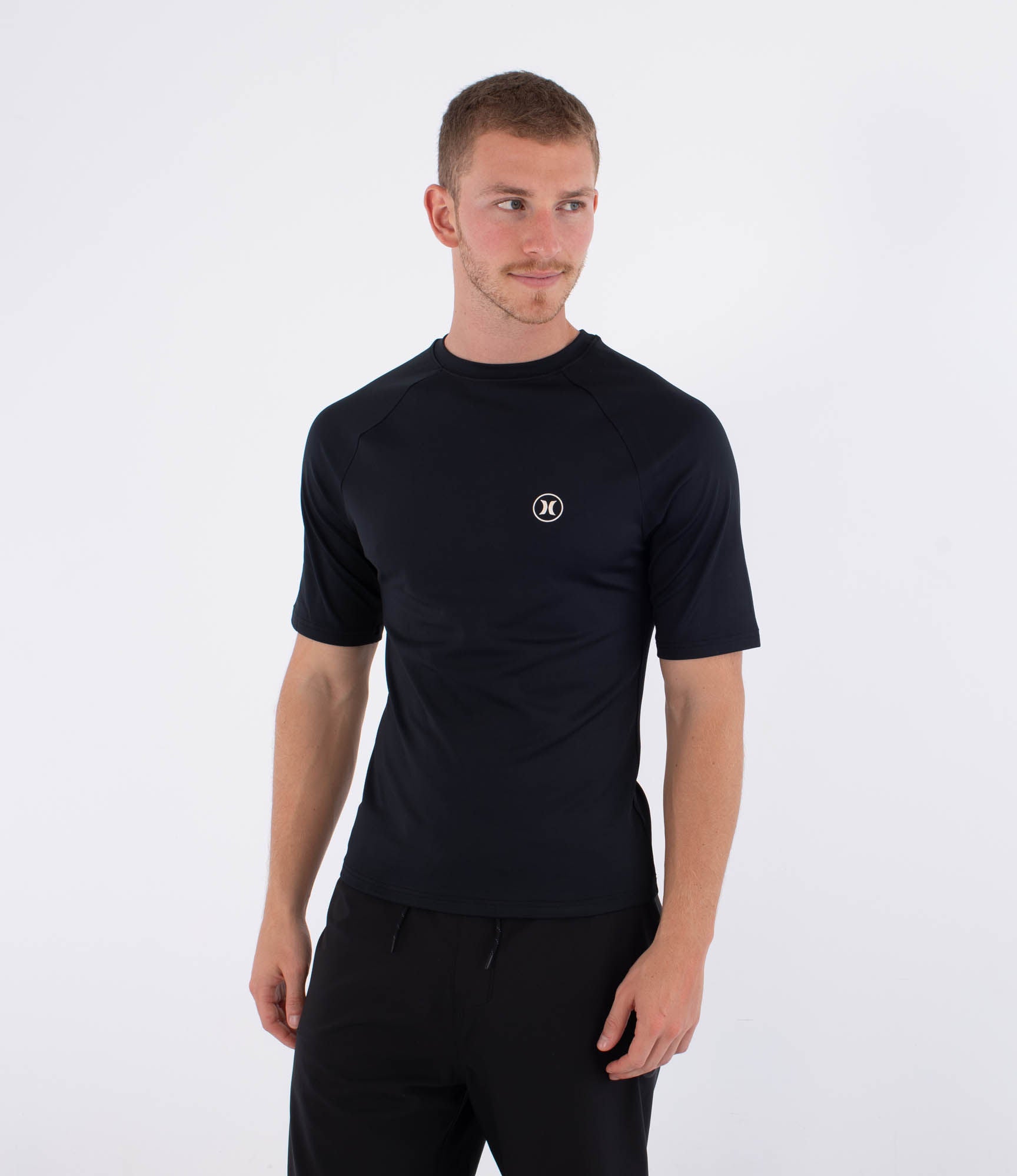 Men's short-sleeved surf lycra - Icon circle