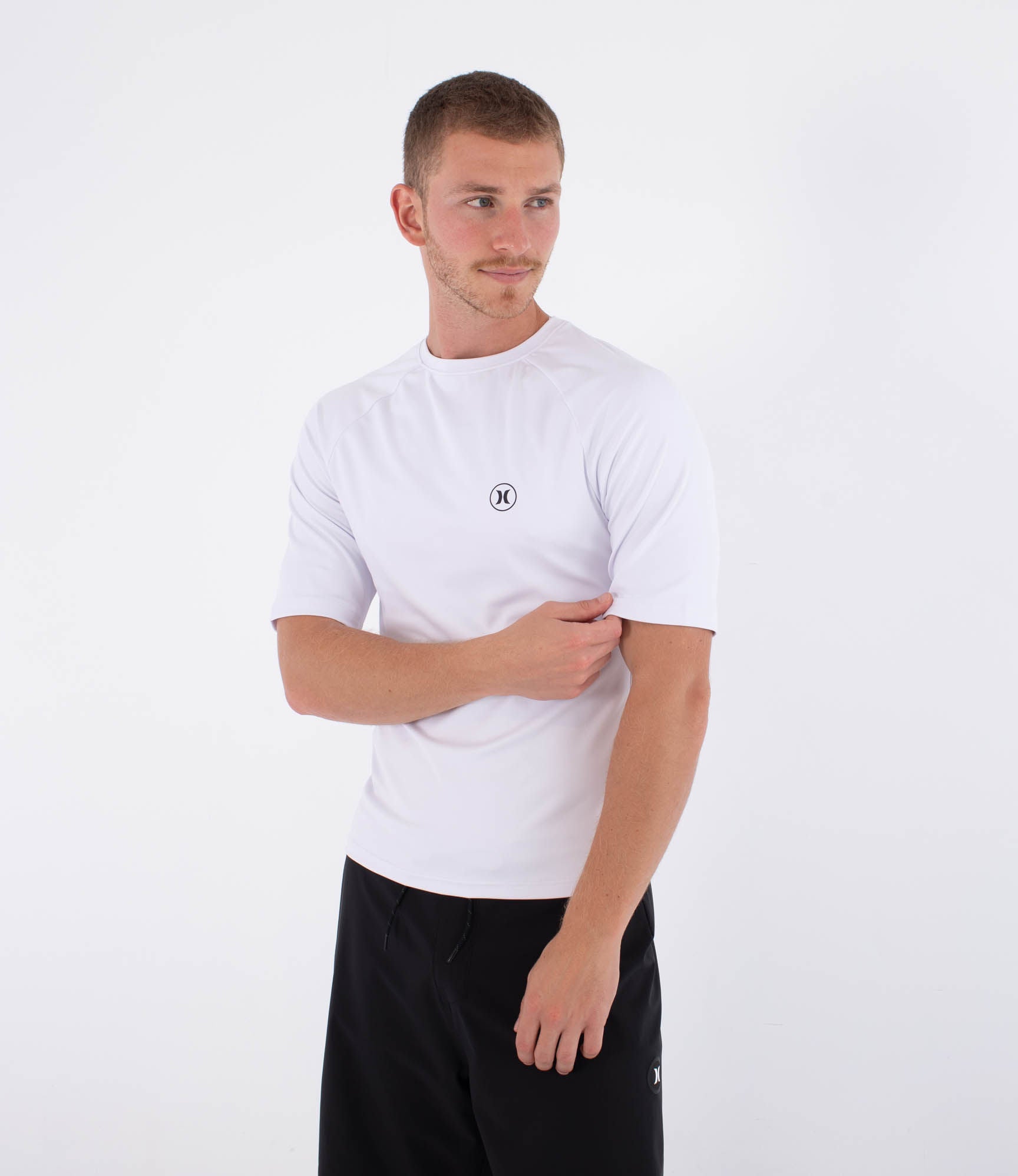 Men's short-sleeved surf lycra - Icon circle