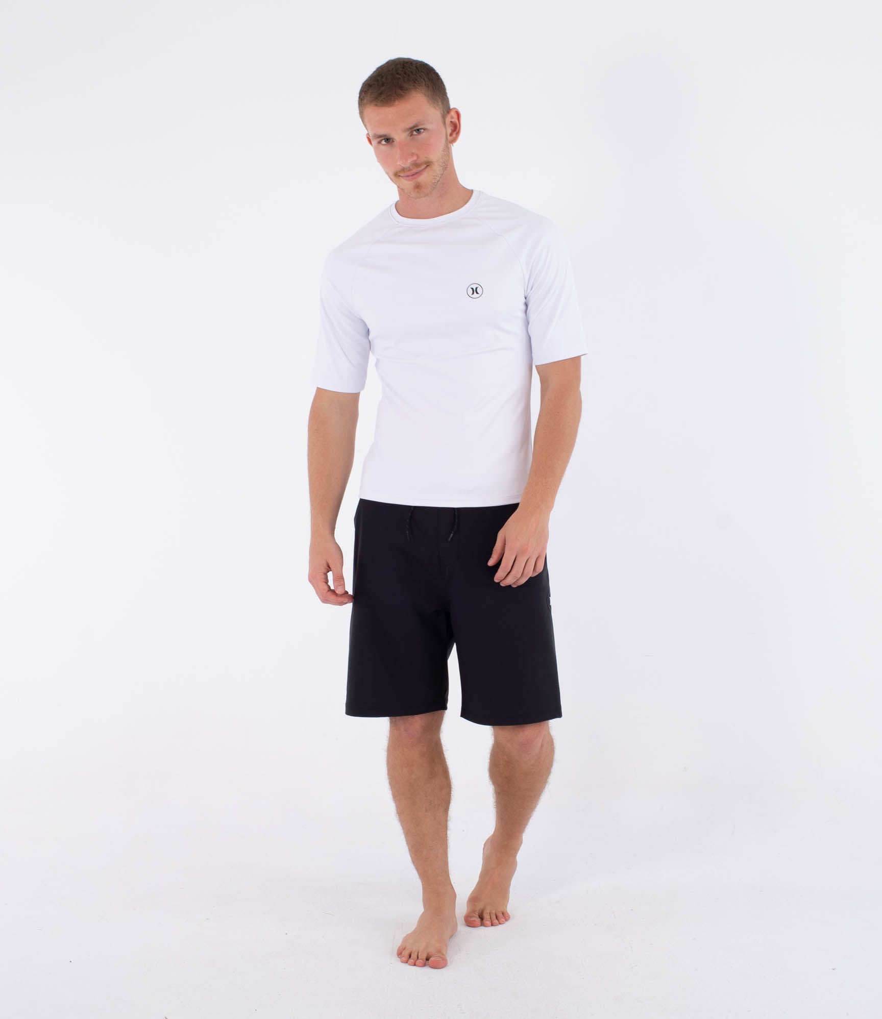 Men's short-sleeved surf lycra - Icon circle