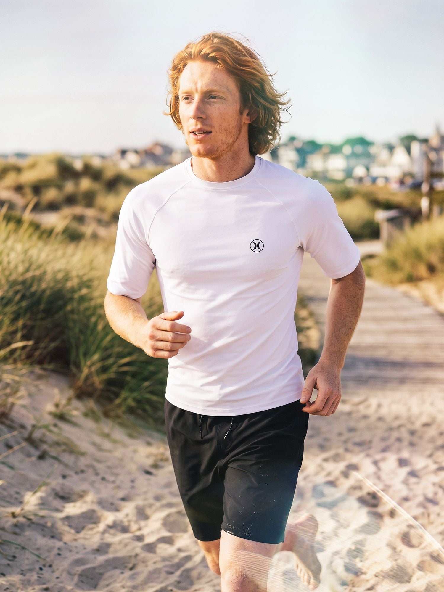 Lycra surf manches courtes homme - Icon circle