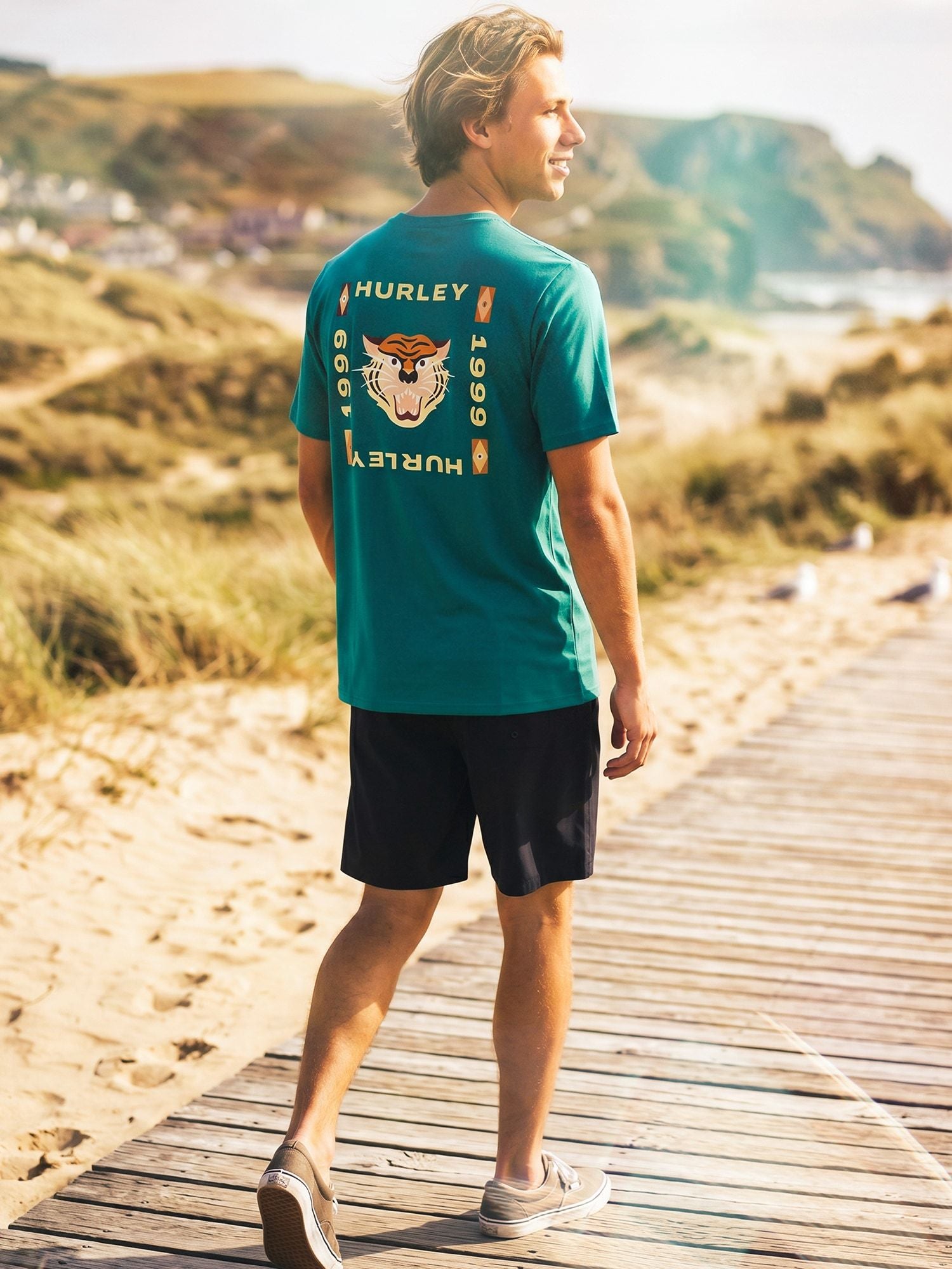 Men's short-sleeved surf lycra - Bolud