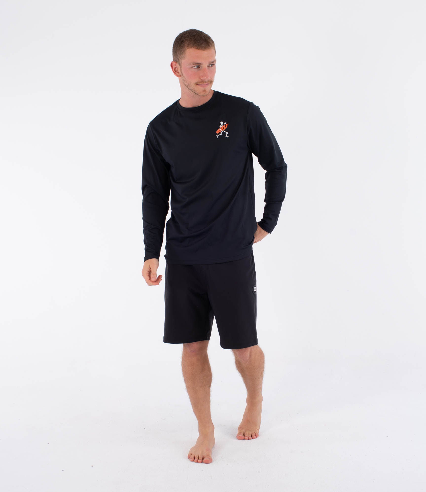 Men's long-sleeved surf lycra - Flamengue