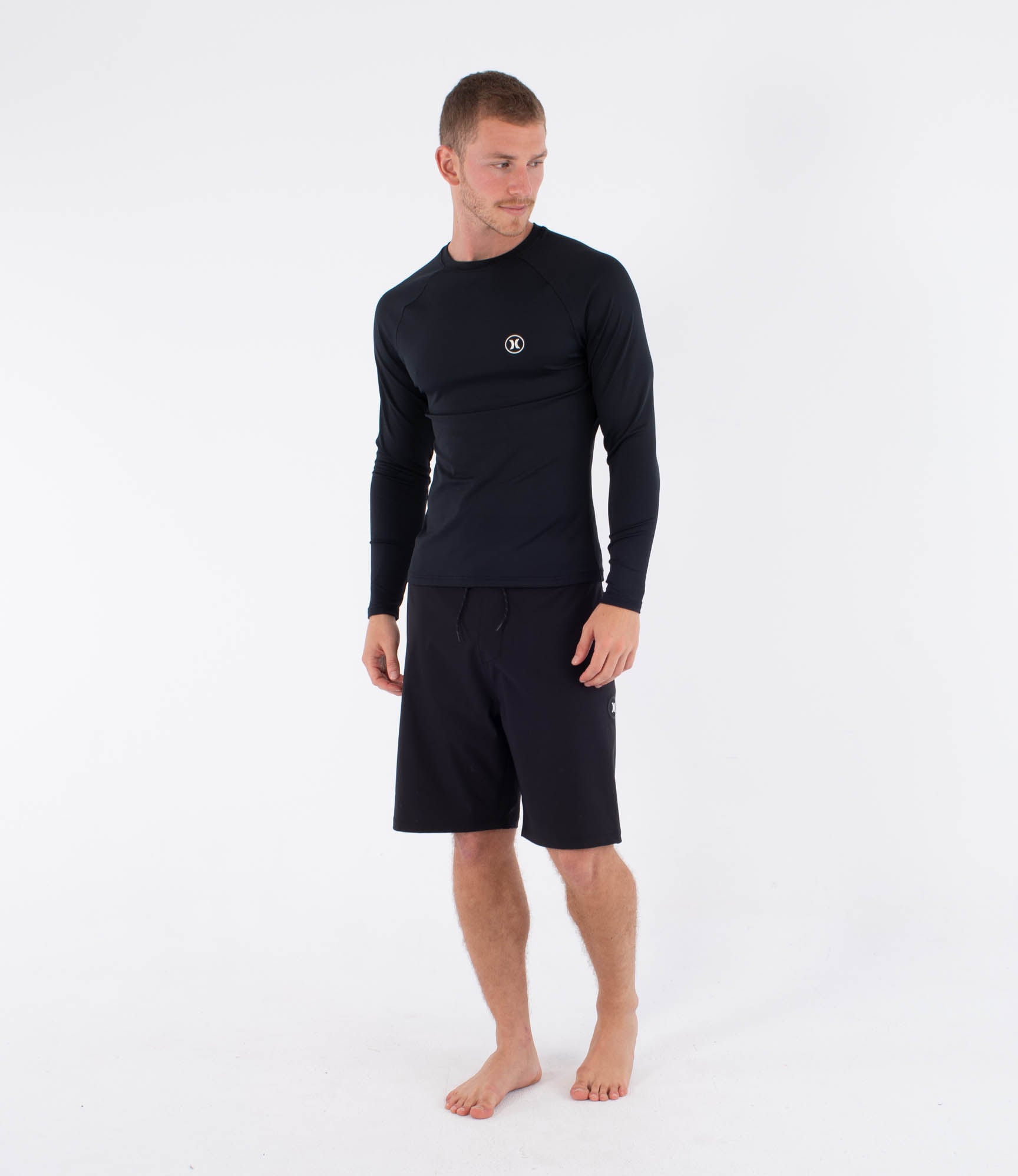 Men's long-sleeved surf lycra - Icon circle