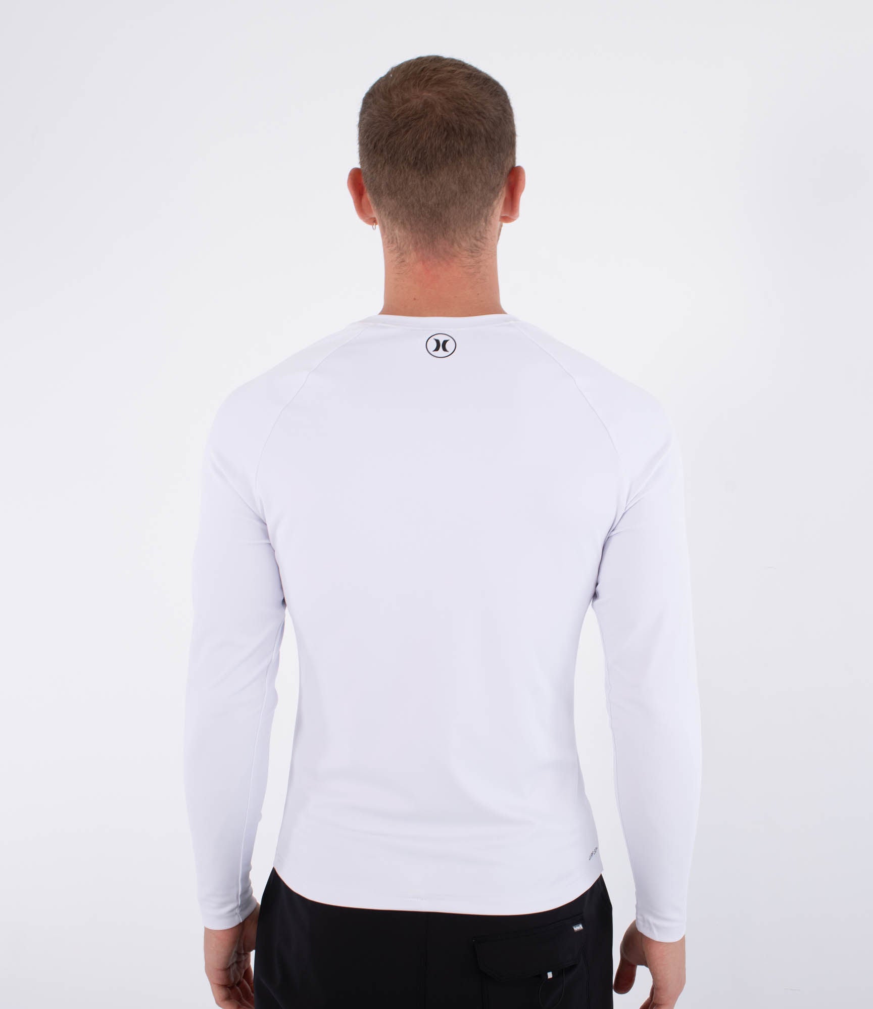 Lycra-Surfshirt mit langen Ärmeln für Herren - Icon circle