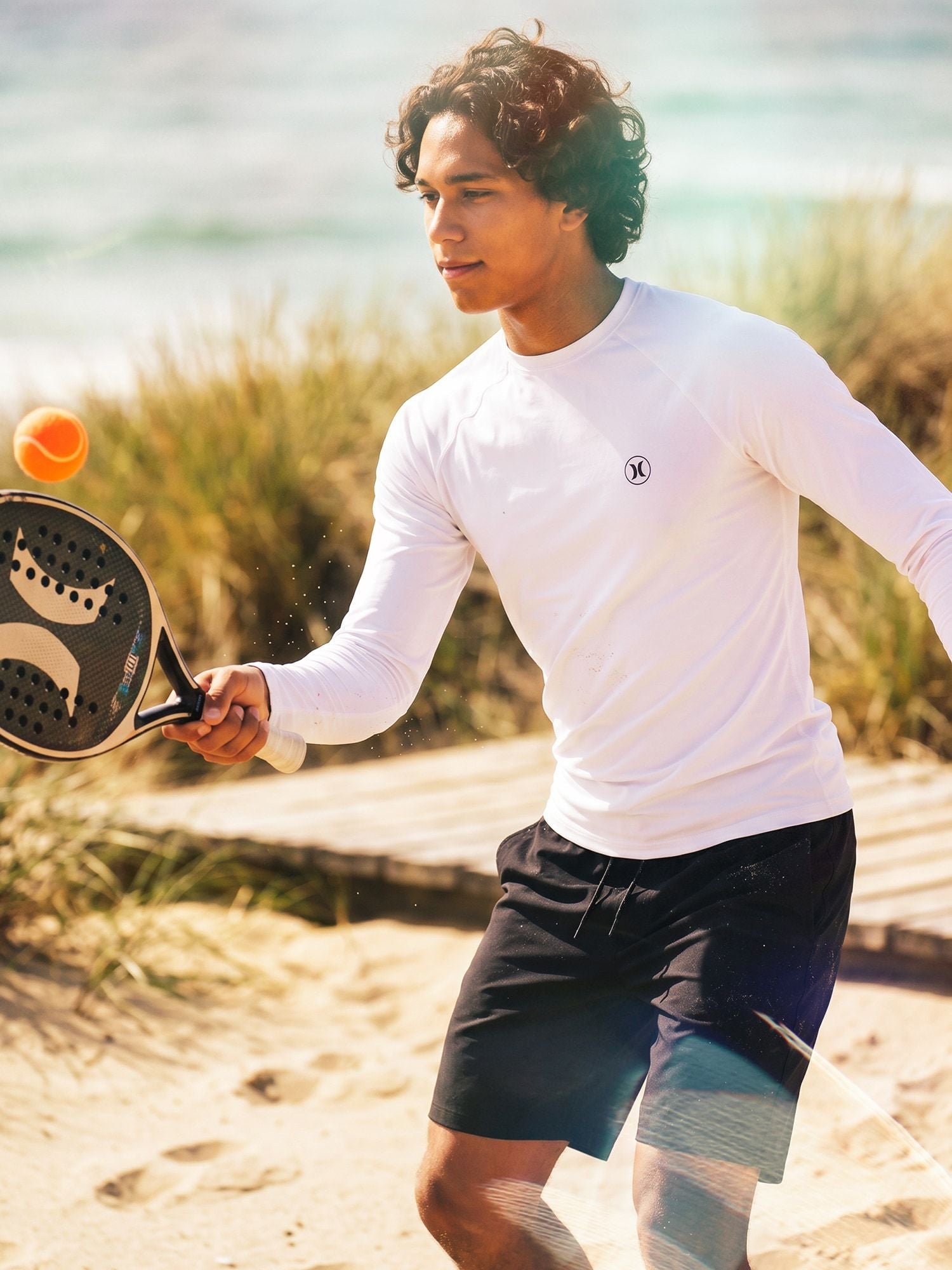 Lycra surf manches longues homme - Icon circle