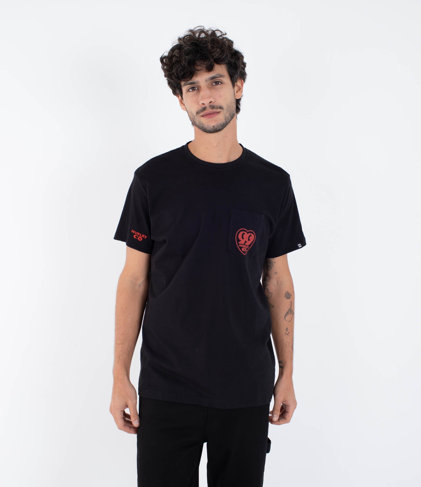 T-shirt manche courte hommes  - Heart pocket
