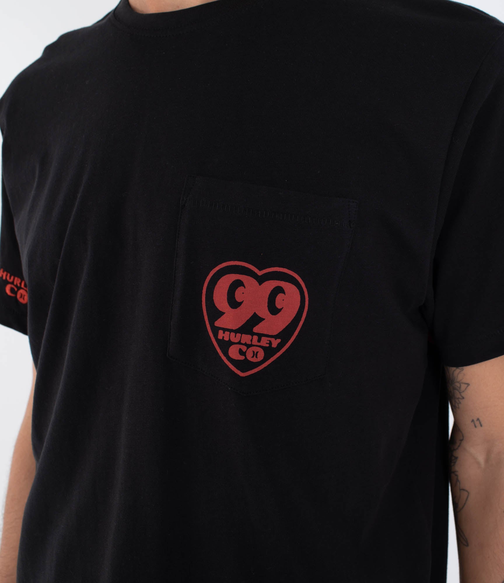 T-shirt manche courte hommes  - Heart pocket