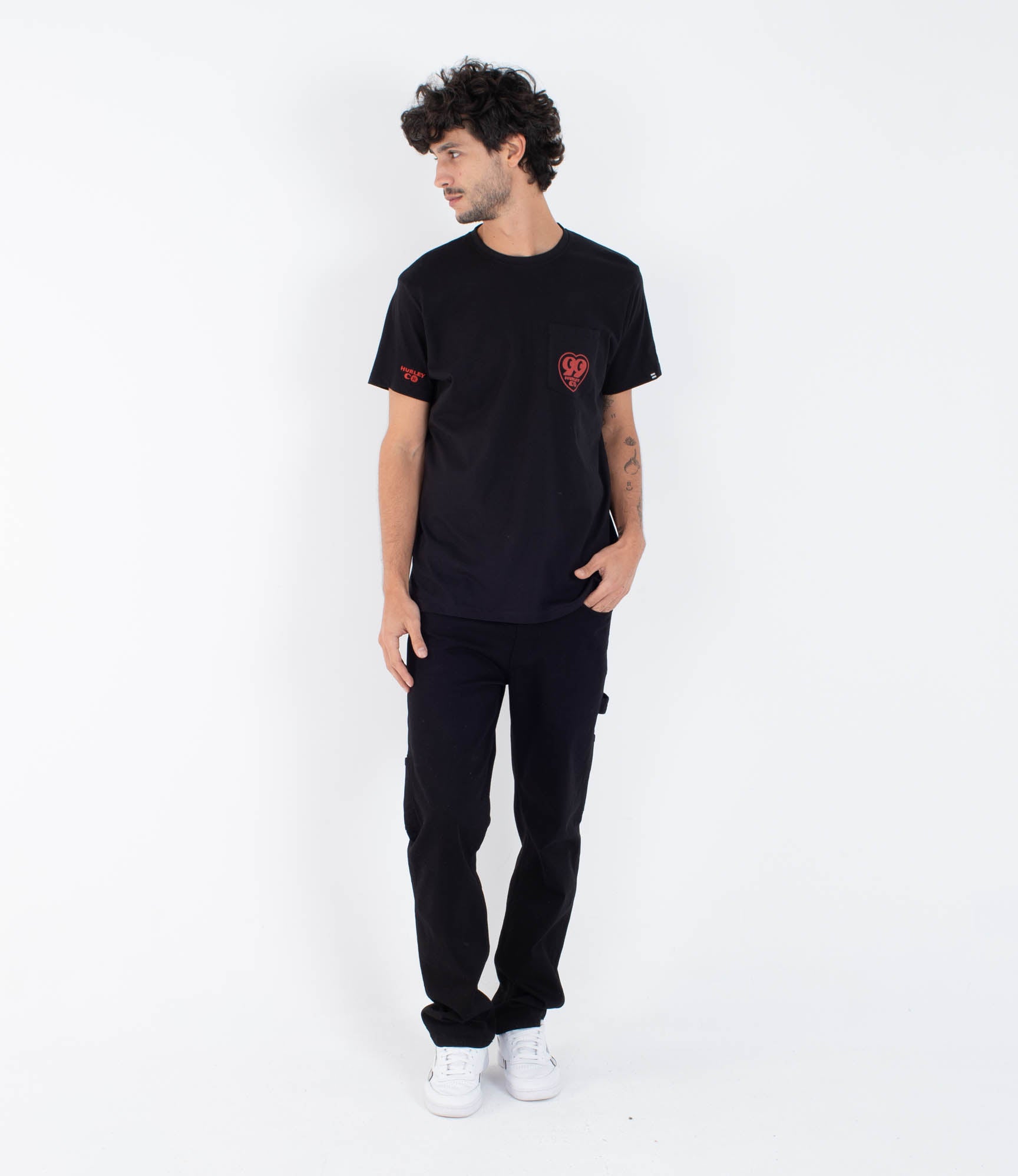 T-shirt manche courte hommes  - Heart pocket