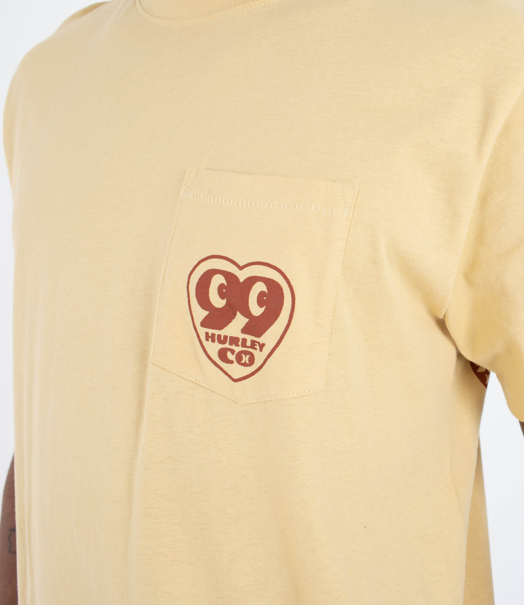 T-shirt Kurzarm Männer - Heart pocket
