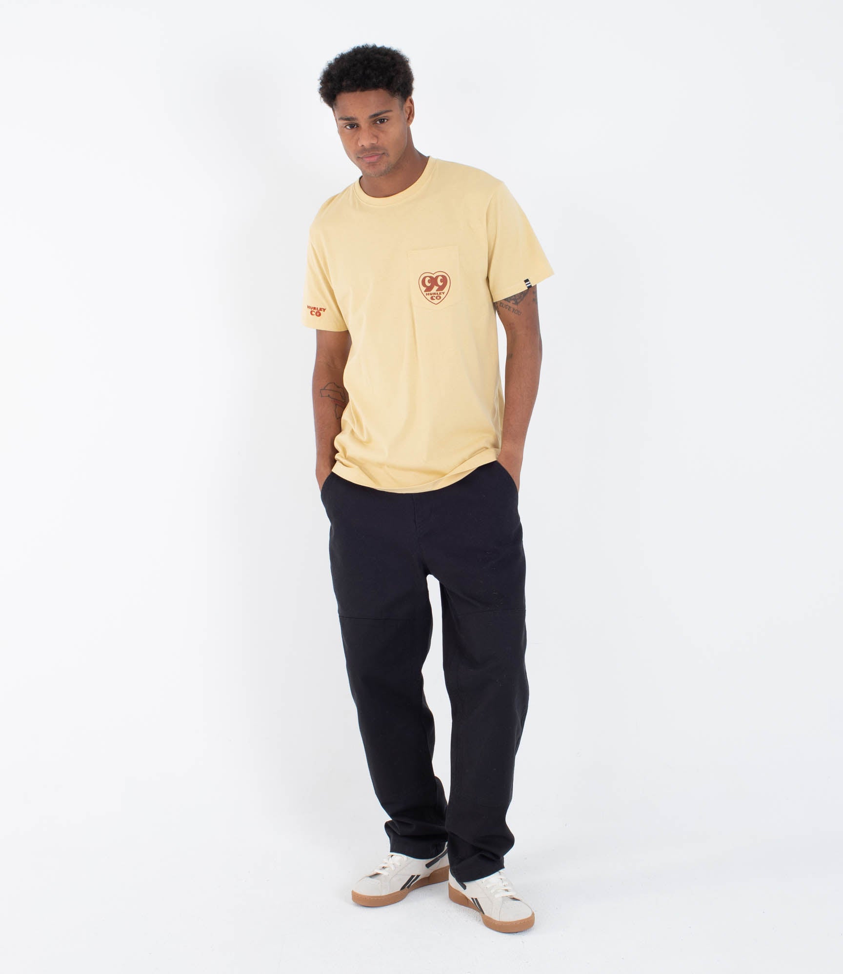 T-shirt Kurzarm Männer - Heart pocket