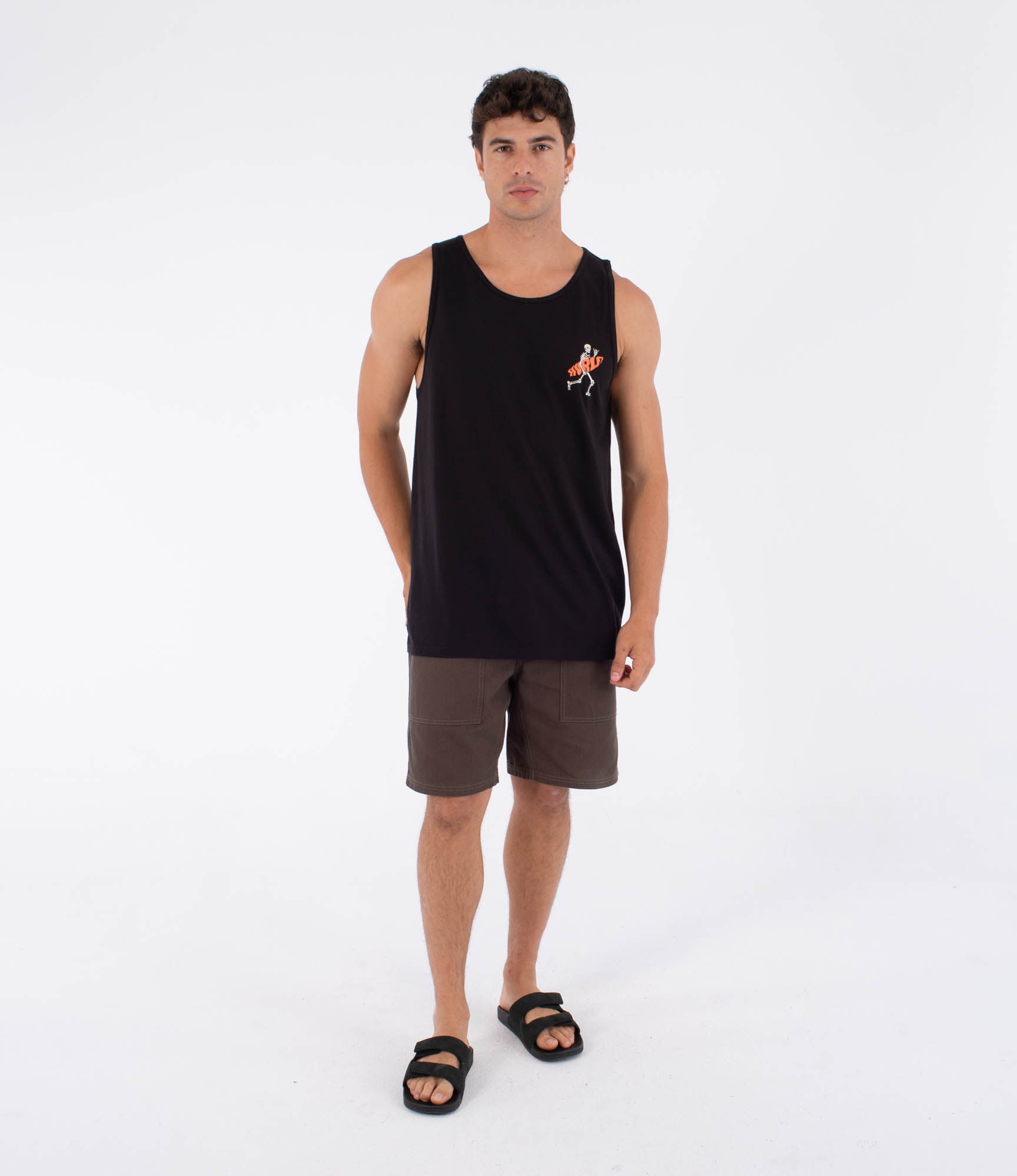 Camiseta de tirantes hombre - Printing press flamingue
