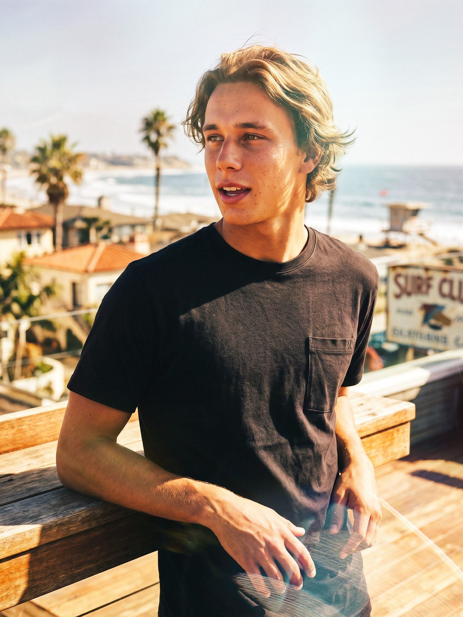 T-Shirt short sleeve men - Low tide pocket