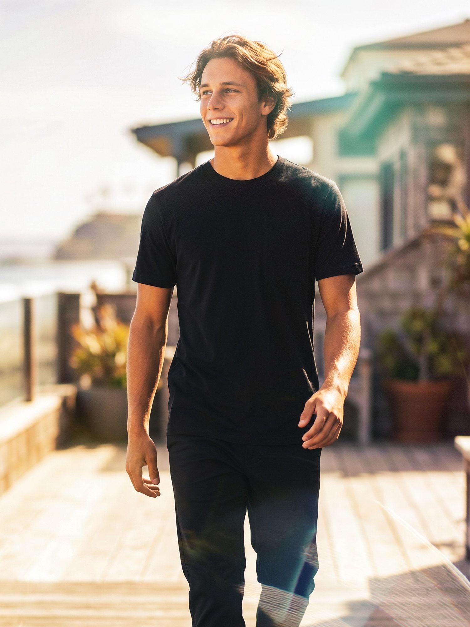 T-Shirt short sleeve men - Low tide pocket