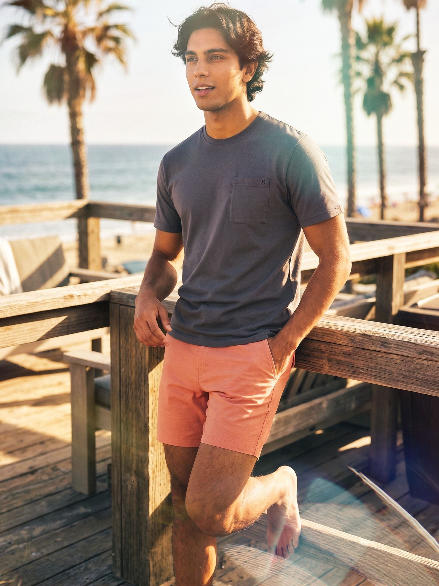 T-shirt manche courte hommes  - Low tide pocket