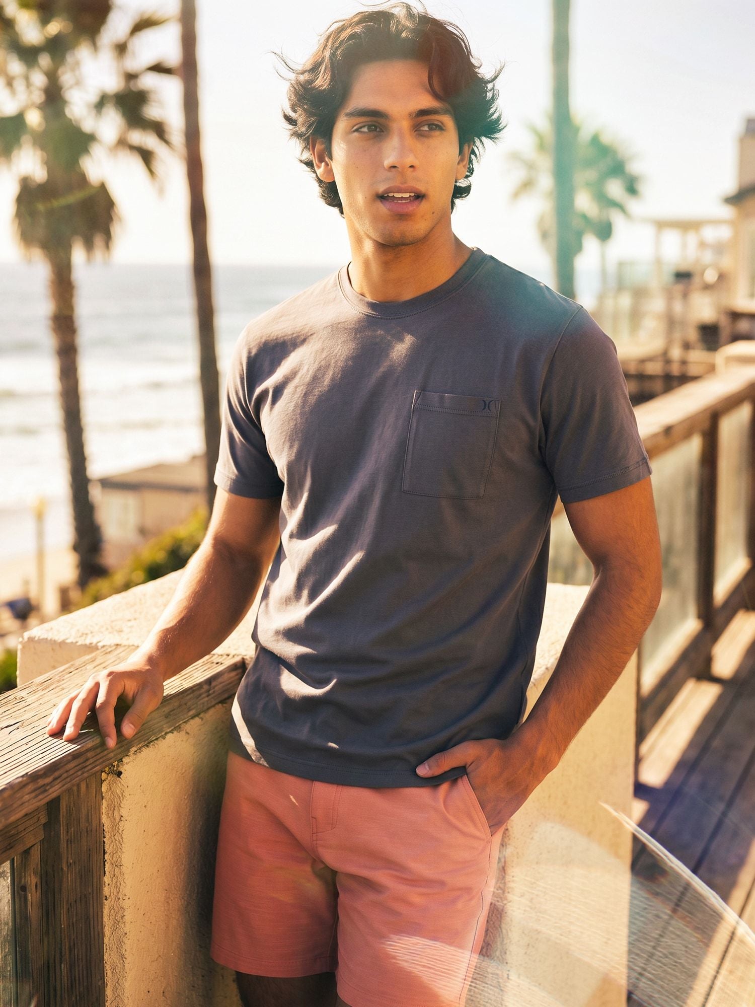 T-shirt manche courte hommes  - Low tide pocket