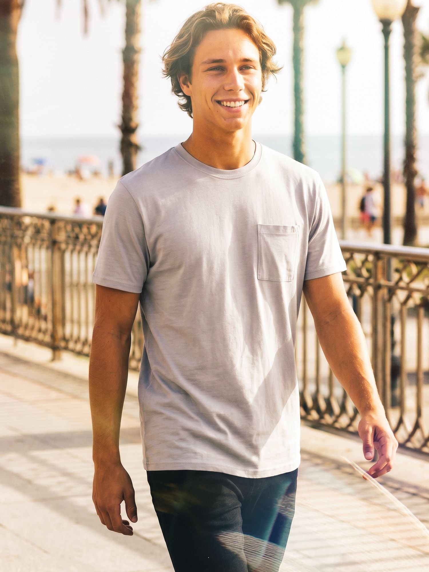 T-shirt manche courte hommes  - Low tide pocket