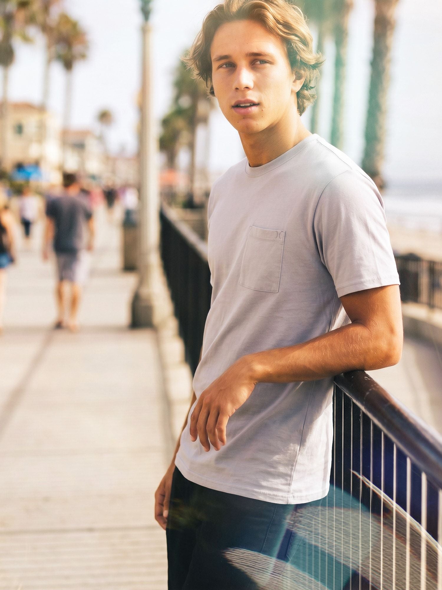 T-shirt manche courte hommes  - Low tide pocket