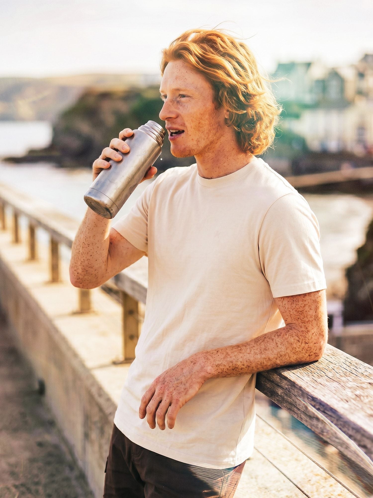 T-Shirt short sleeve men - Low tide pocket