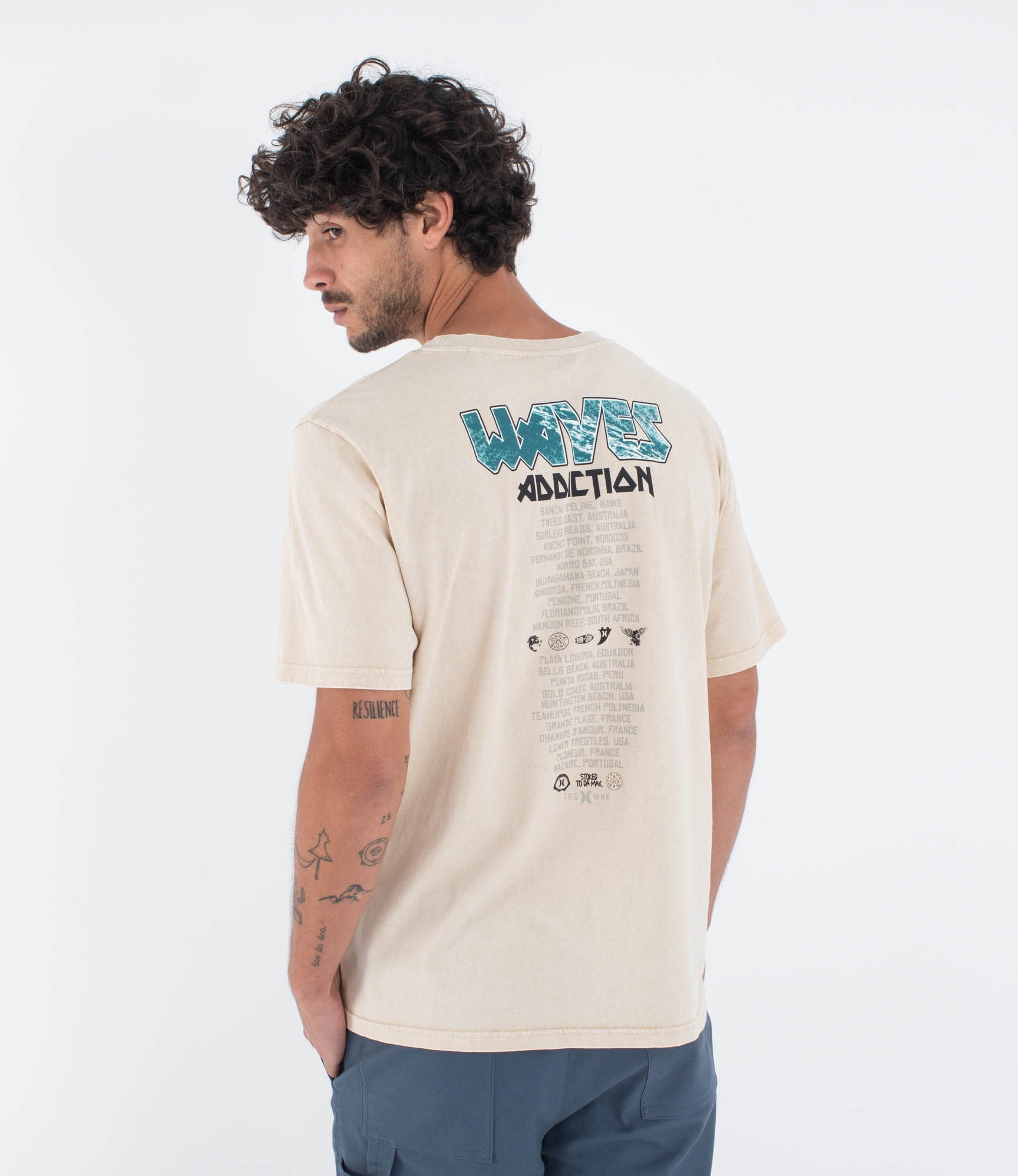 T-shirt Kurzarm männer - Wave addiction