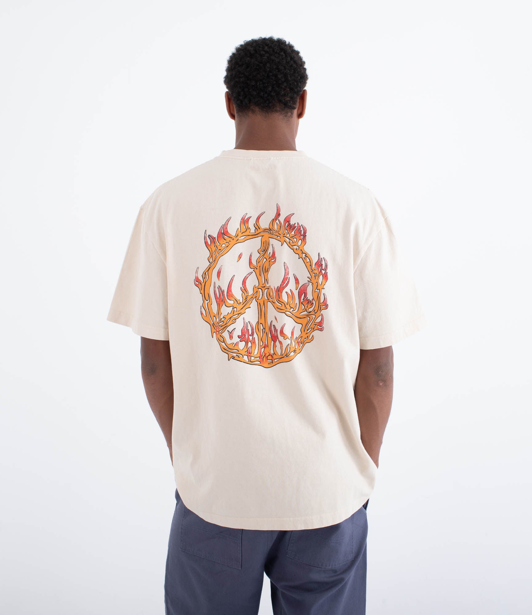 Built fire peace - Men's short sleeve t-shirt