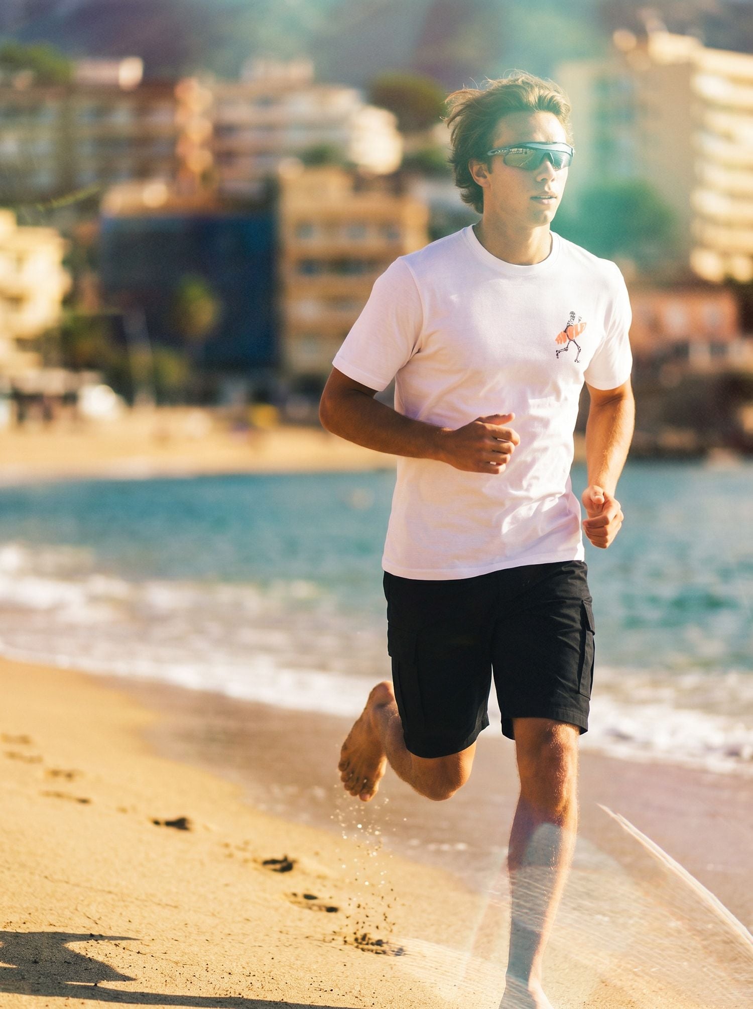 T-Shirt short sleeve men - Printing press flamingue