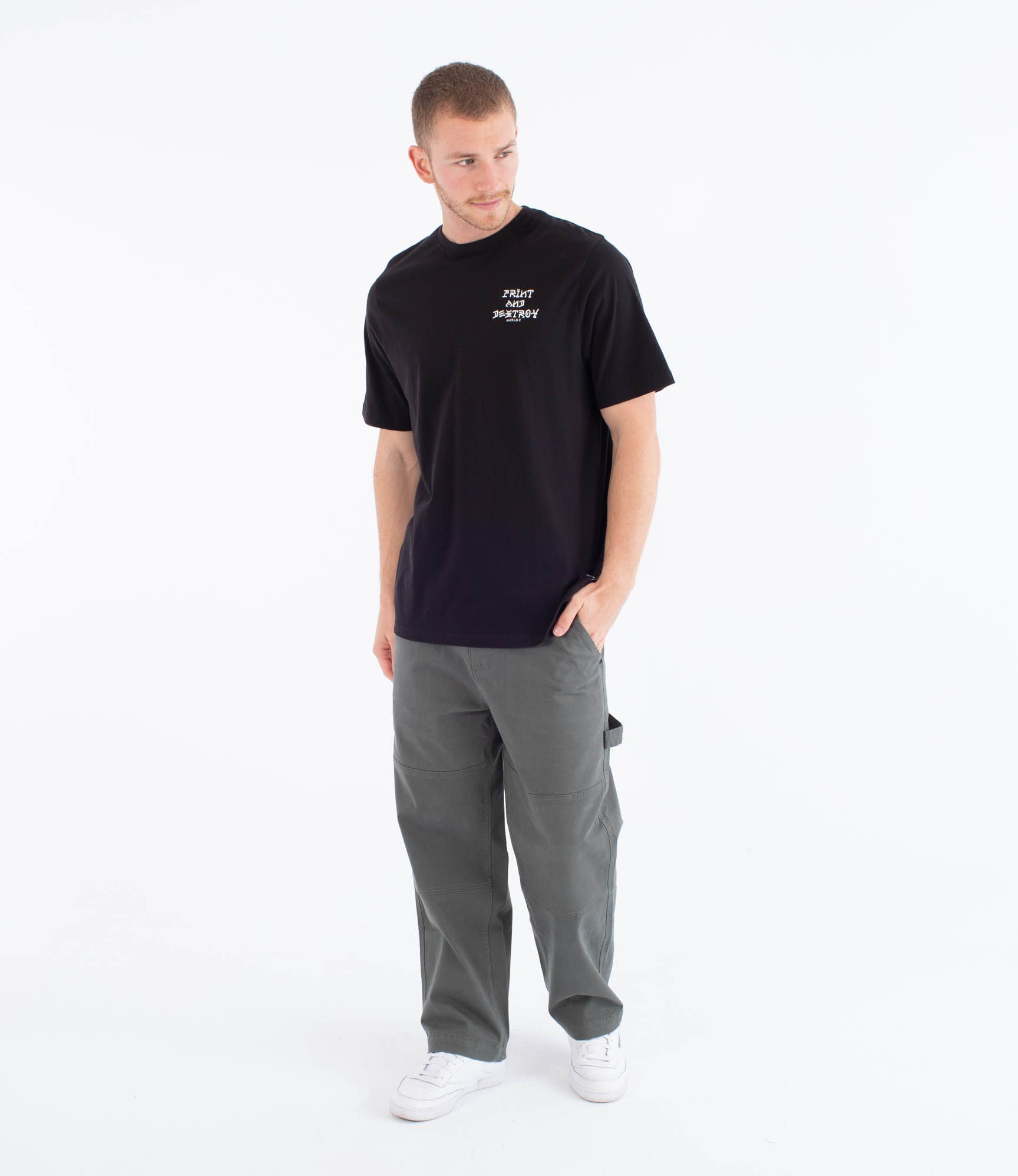 Imprimerie print & destroy - T-shirt à manches courtes pour hommes