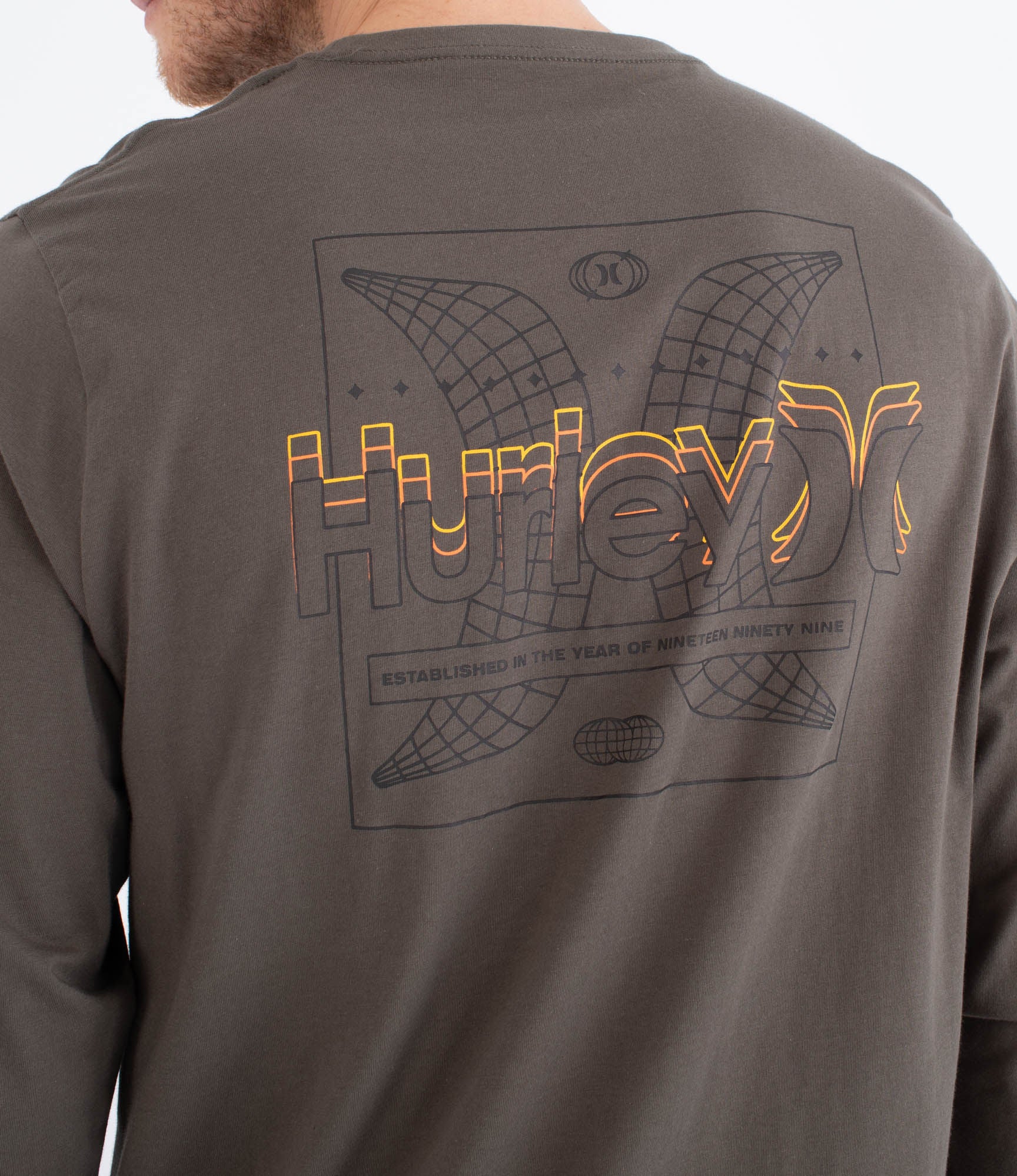 Druckerpresse Matero – Langarmiges Herren-T-Shirt