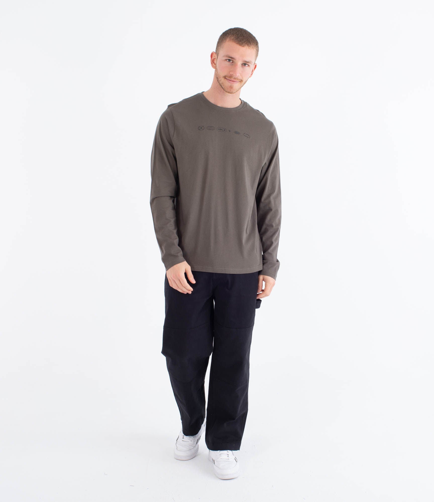 Druckerpresse Matero – Langarmiges Herren-T-Shirt