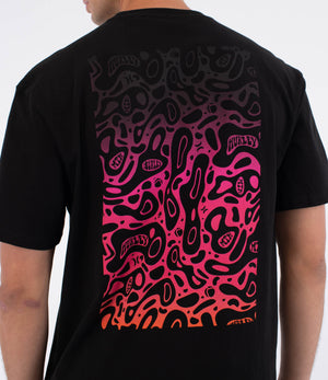 BUBBLE BACK PRINT SS TEE