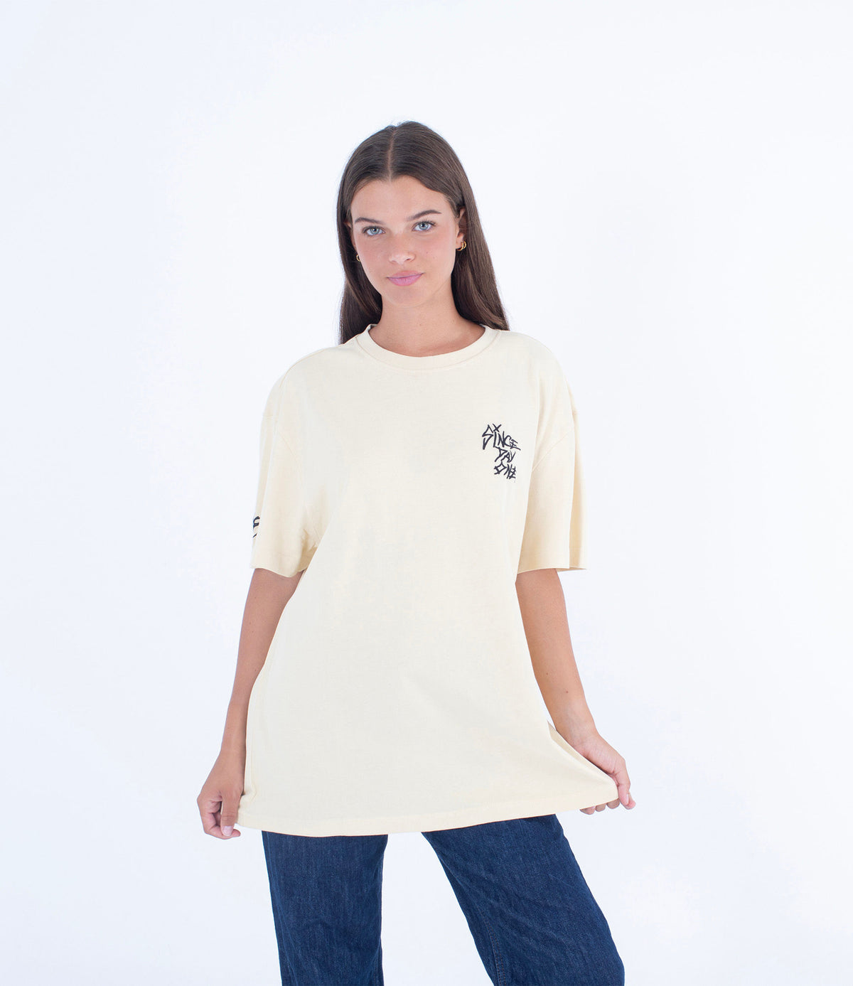048 Smile – Unisex T-Shirt mit kurzen Ärmeln