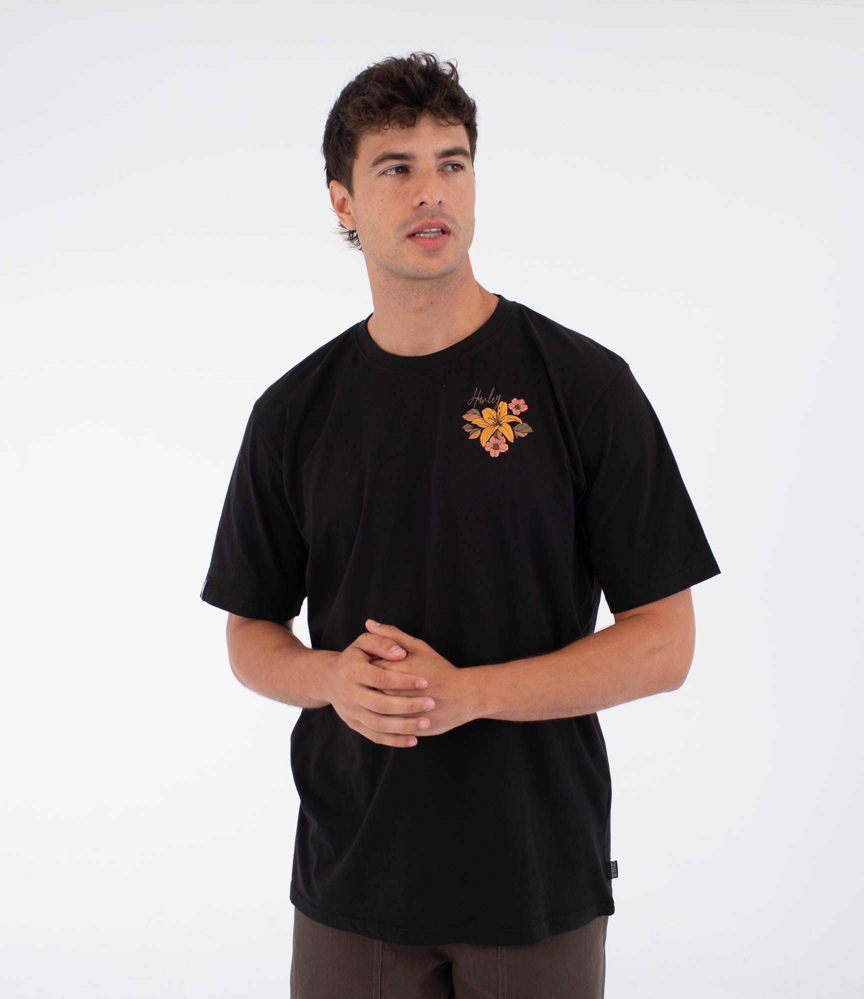 T-Shirt short sleeve men - Tattoo trudy skull – Hurley