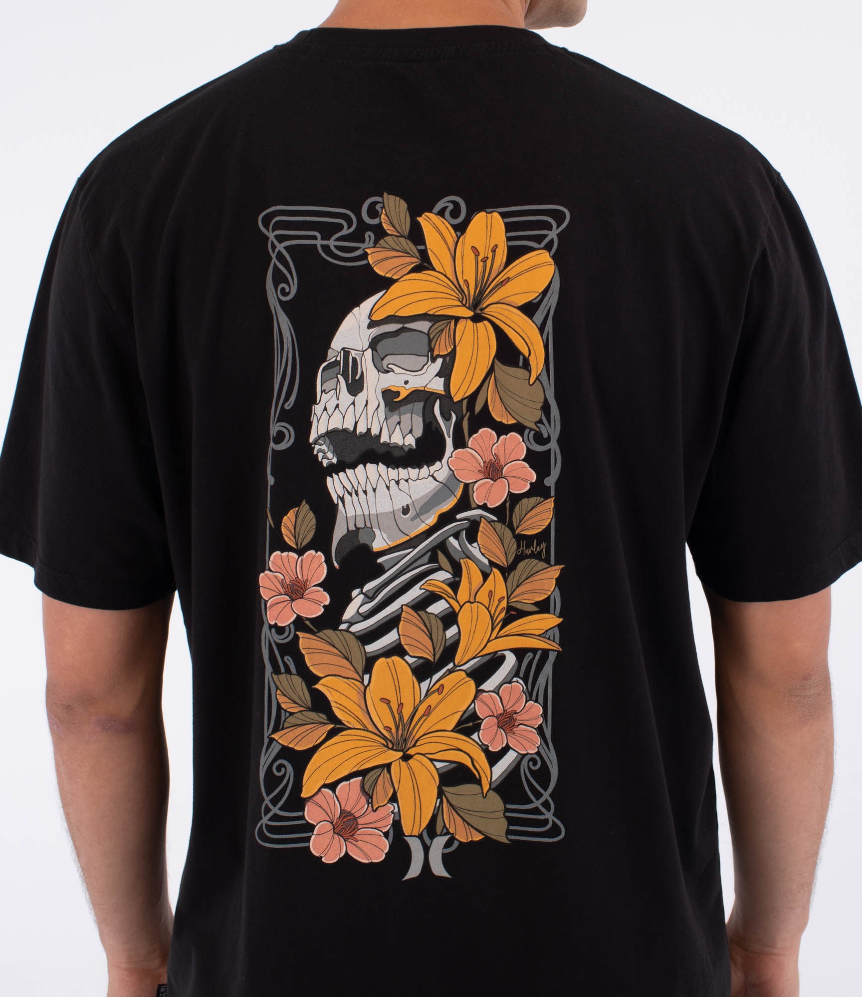 T-Shirt short sleeve men - Tattoo trudy skull