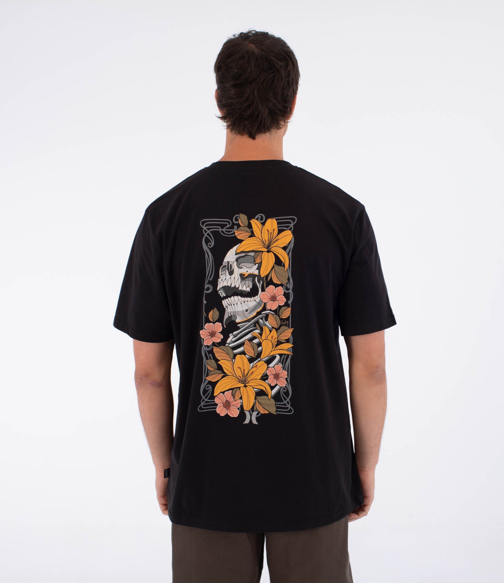 T-Shirt short sleeve men - Tattoo trudy skull