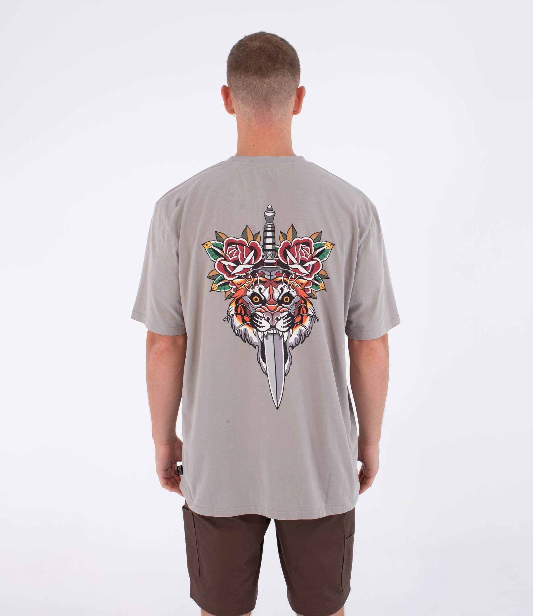 T-Shirt short sleeve men - Tattoo trudy tiger