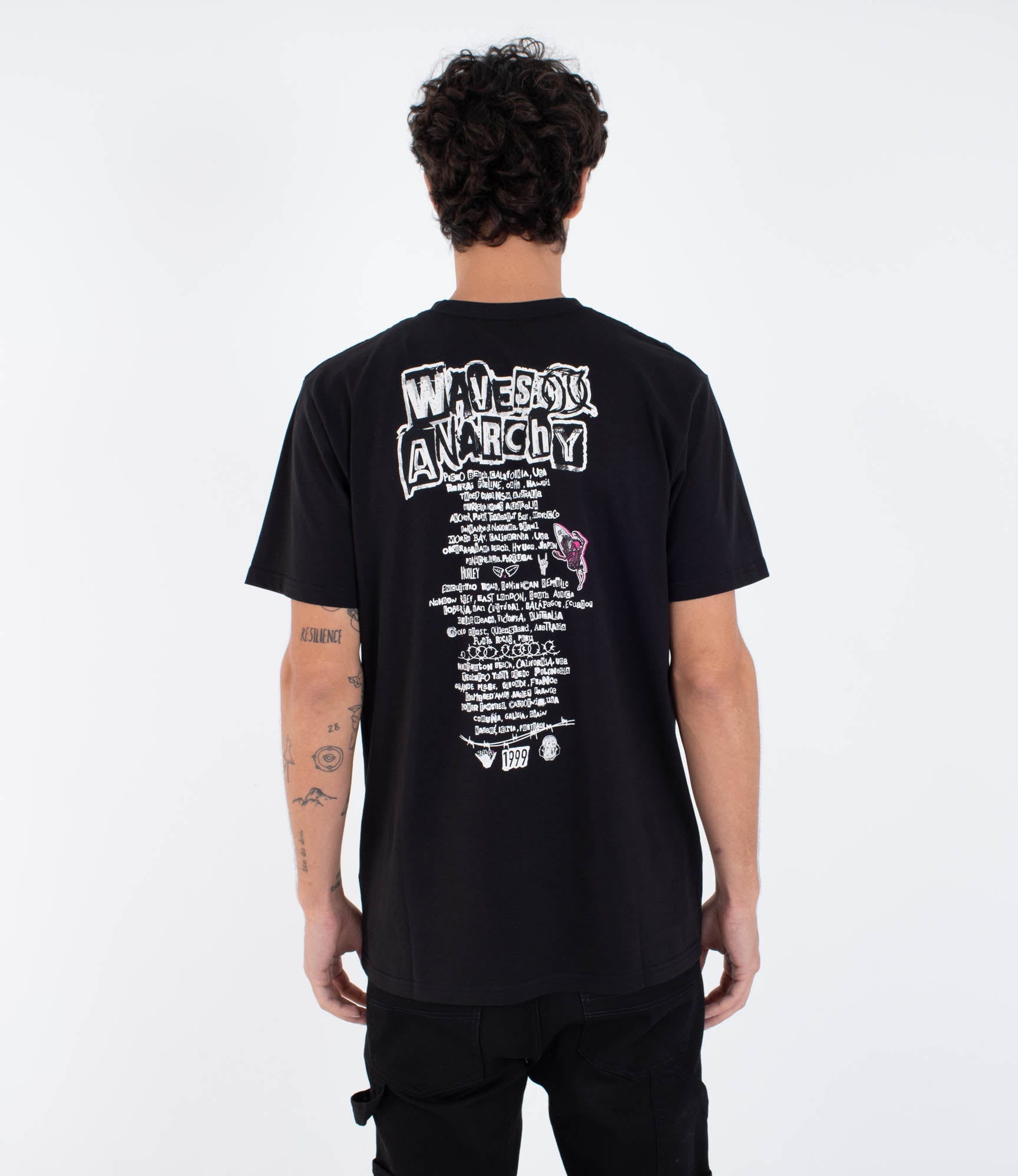 T-shirt Kurzarm Männer - Wave anarchy