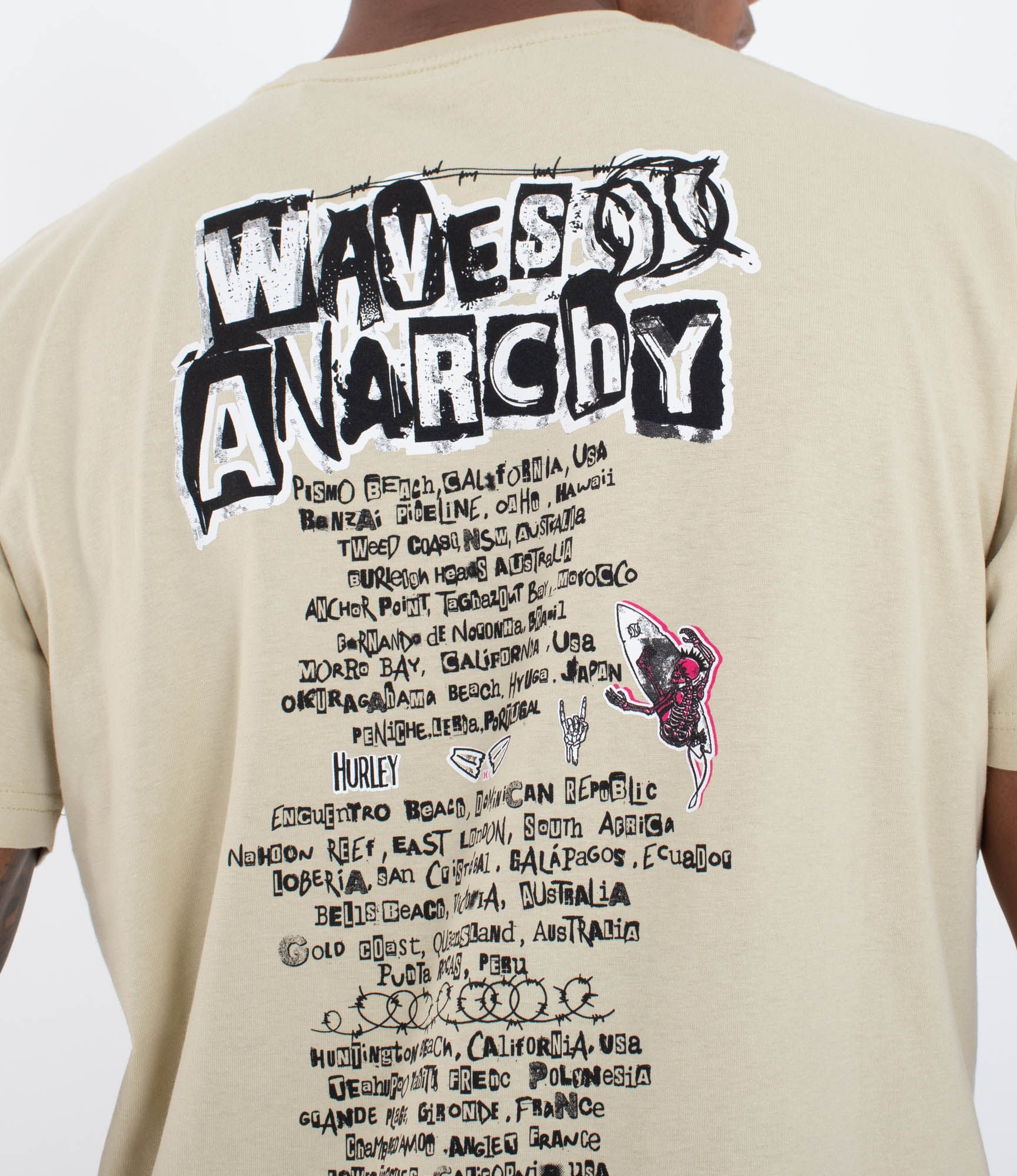 T-shirt Kurzarm Männer - Wave anarchy