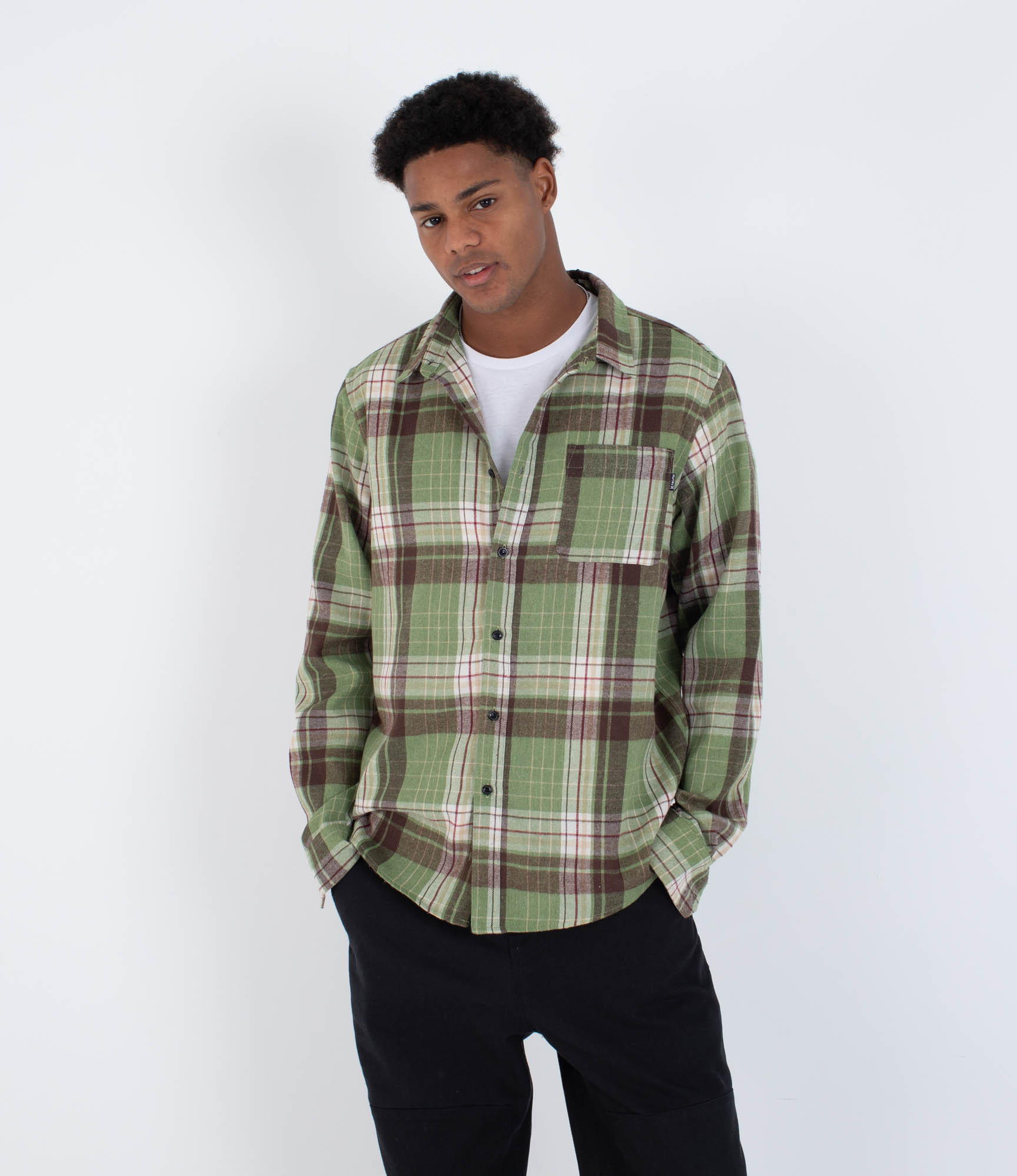 Chemise manches longues hommes  - Axe Flannel