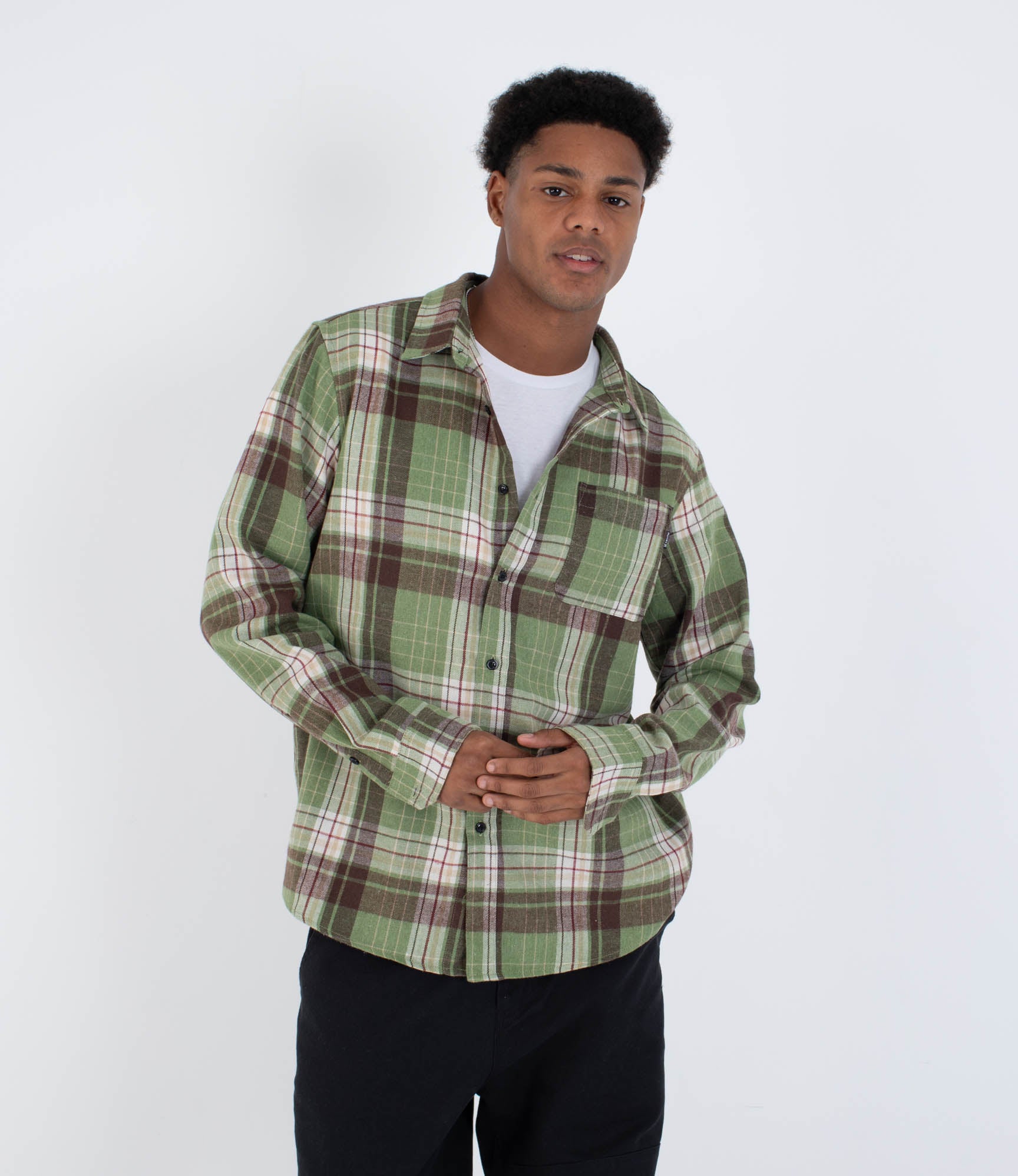 Chemise manches longues hommes  - Axe Flannel
