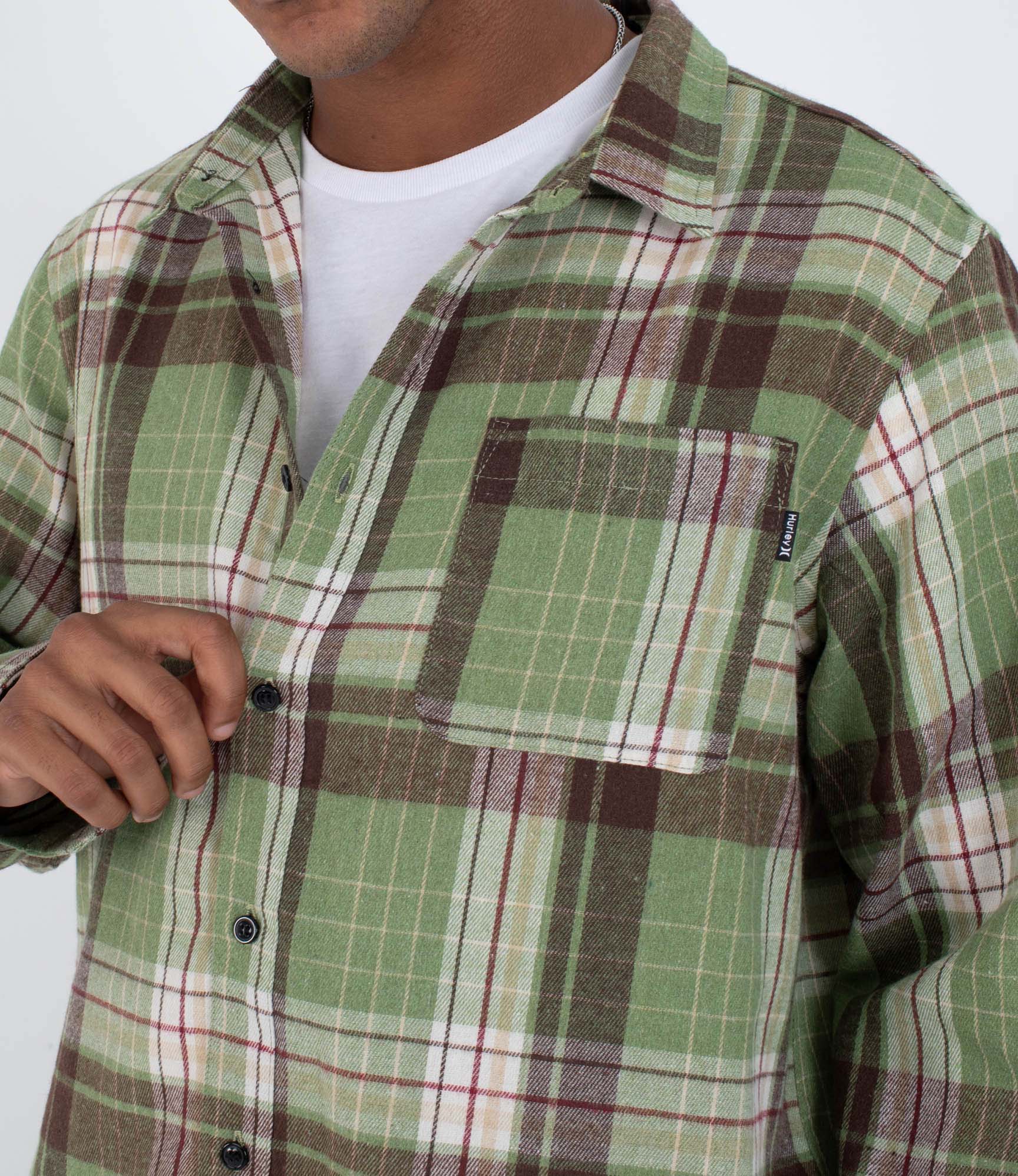 Chemise manches longues hommes  - Axe Flannel