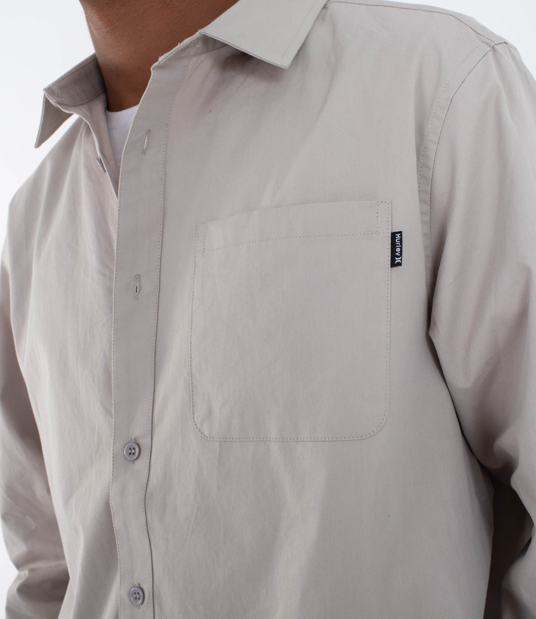 Camisa manga larga hombre - Staple Twill