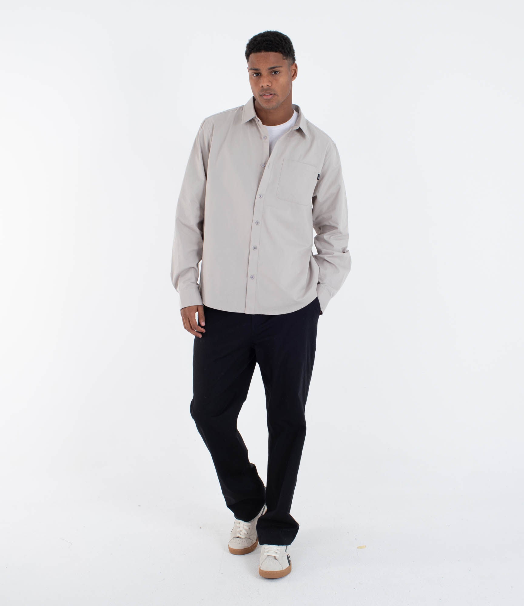 Camisa manga larga hombre - Staple Twill