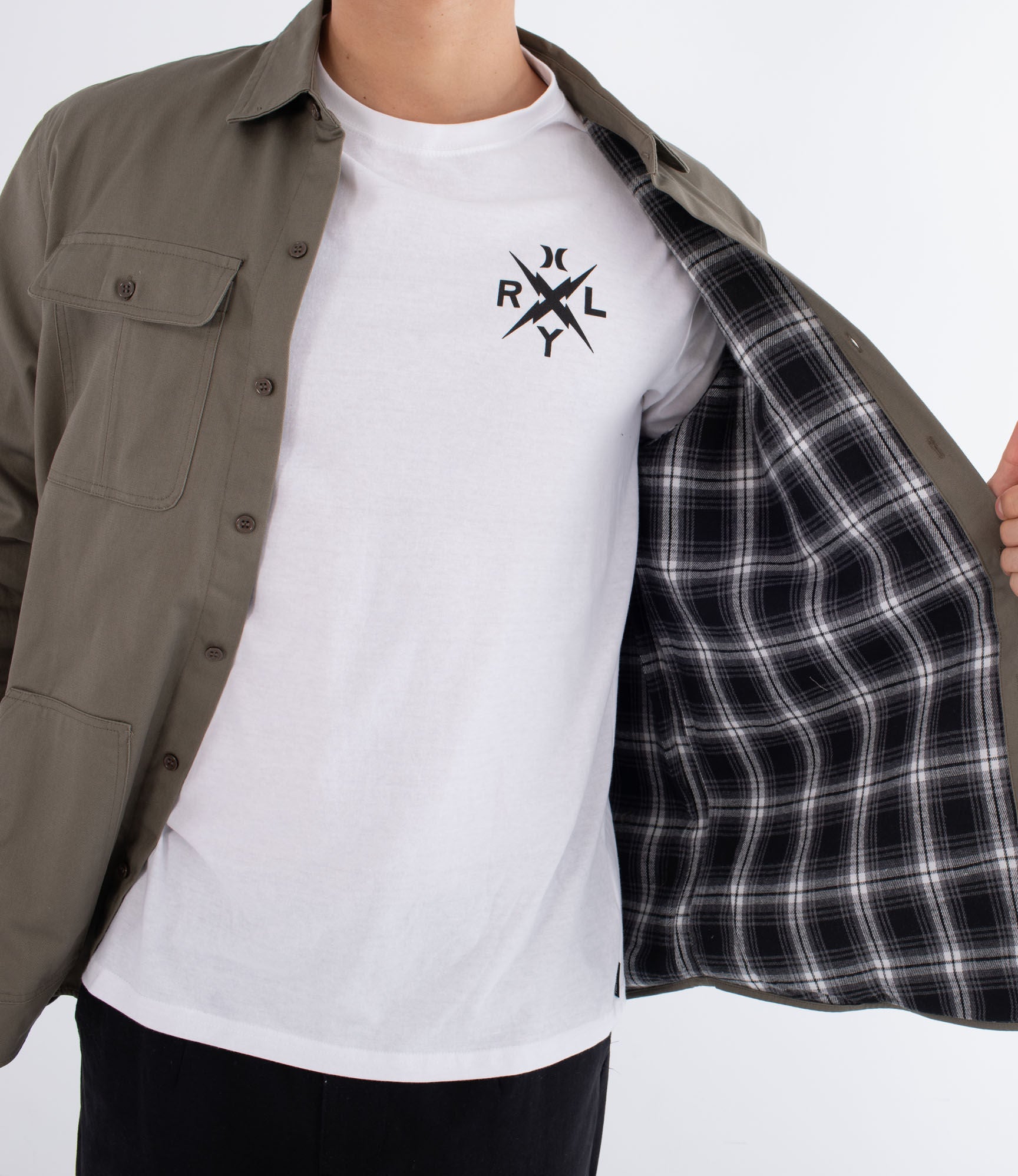 Long sleeve shirt men - Worker Flannel