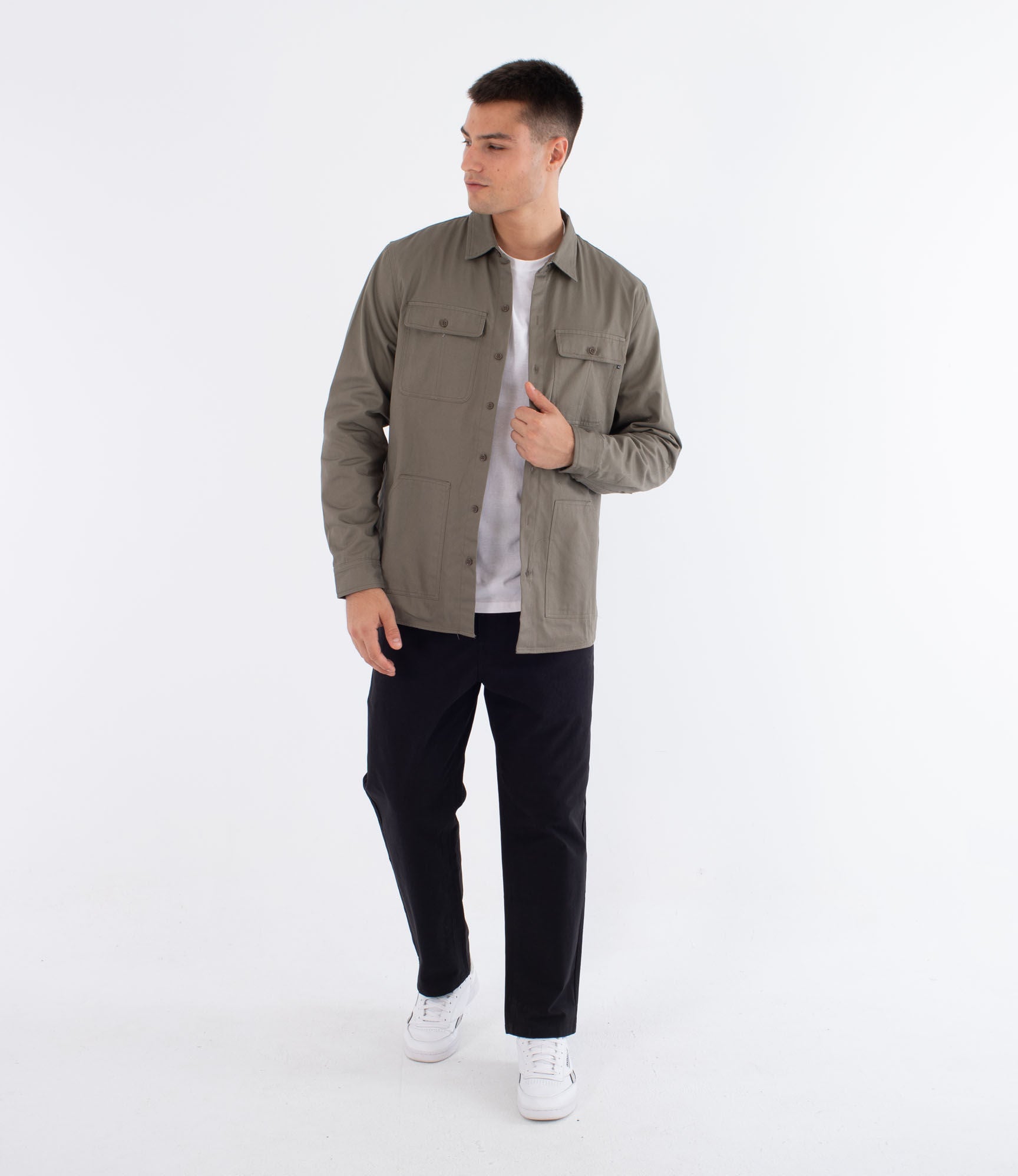 Long sleeve shirt men - Worker Flannel